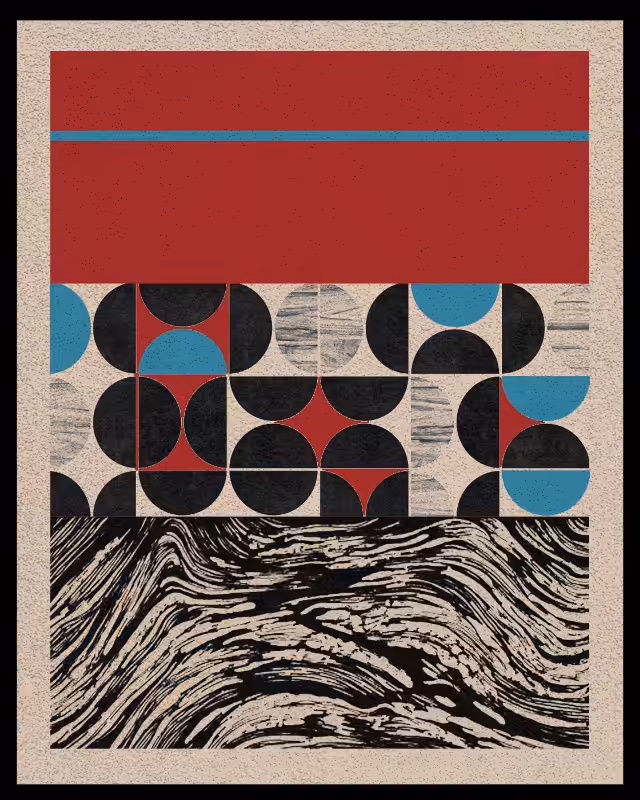 Bauhaus art #red #46