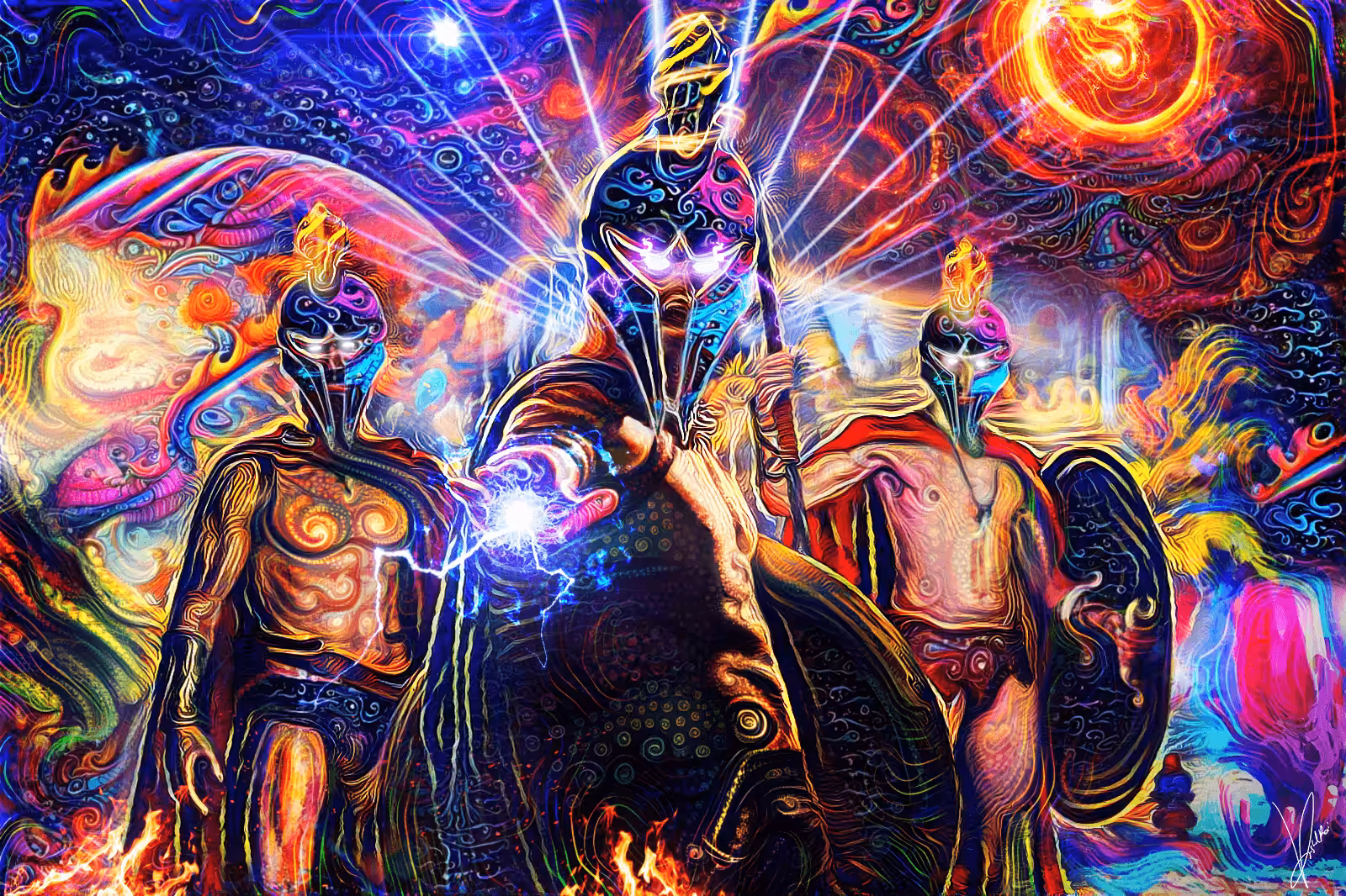Mandox Warriors -METAGRAPHIC VISIONARY #8