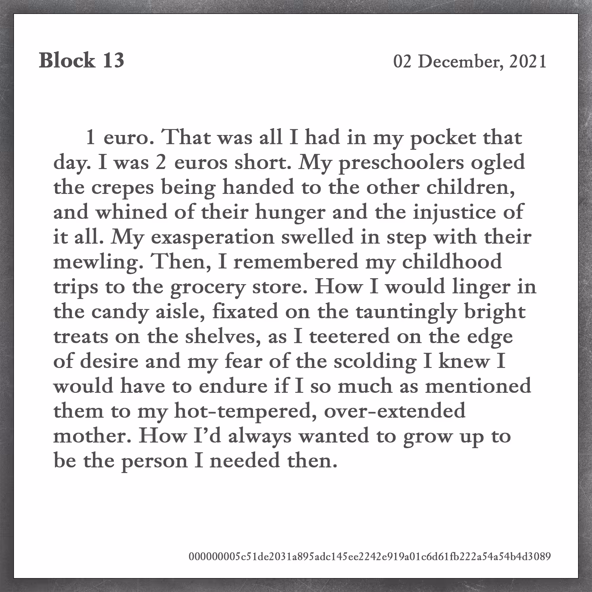 Few Understand [Block 13]