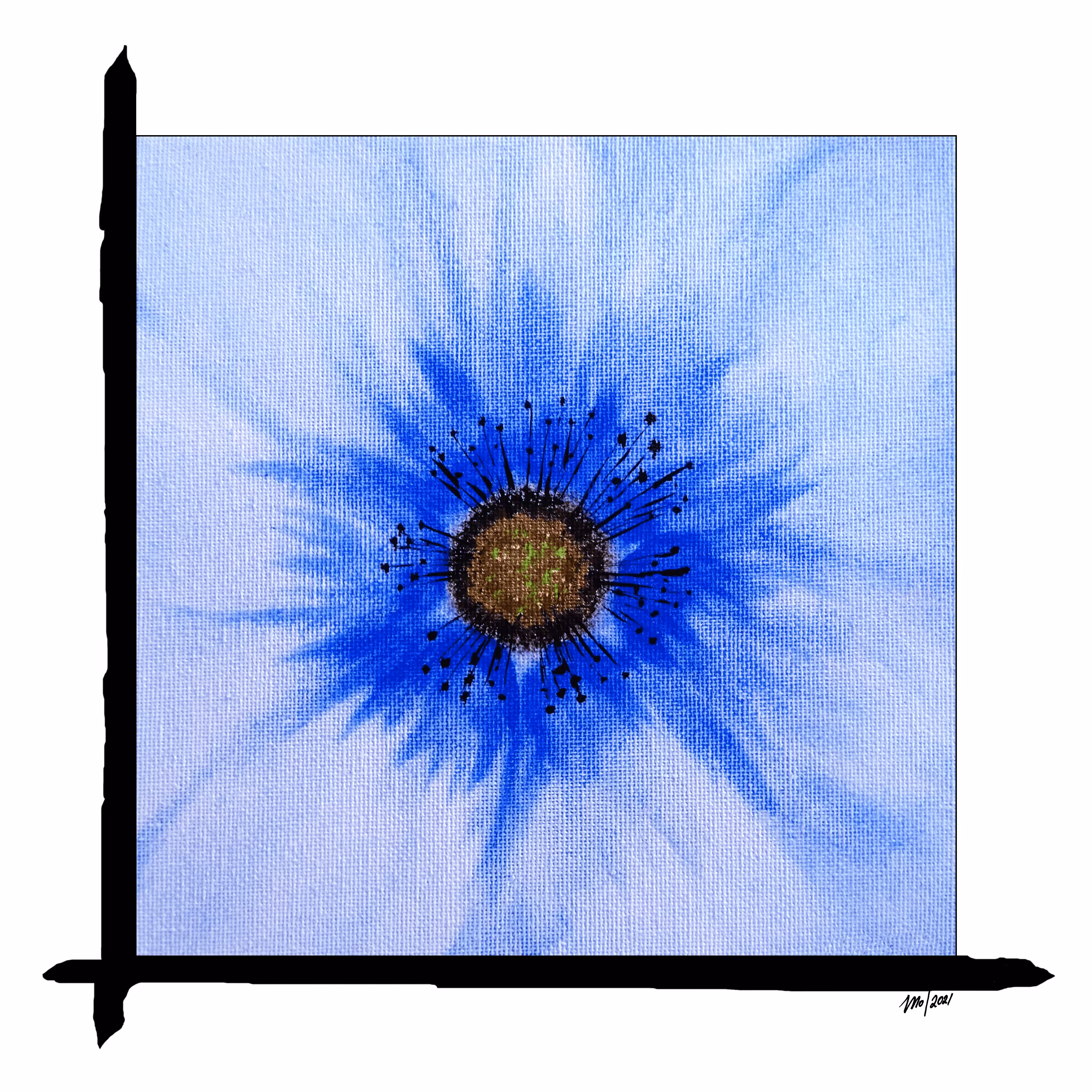 Flower #3 (Blue)