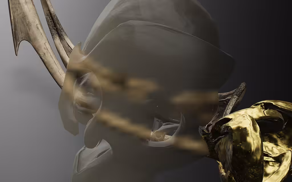 The Mystery v3-dv2 (ghost, glass, gold)