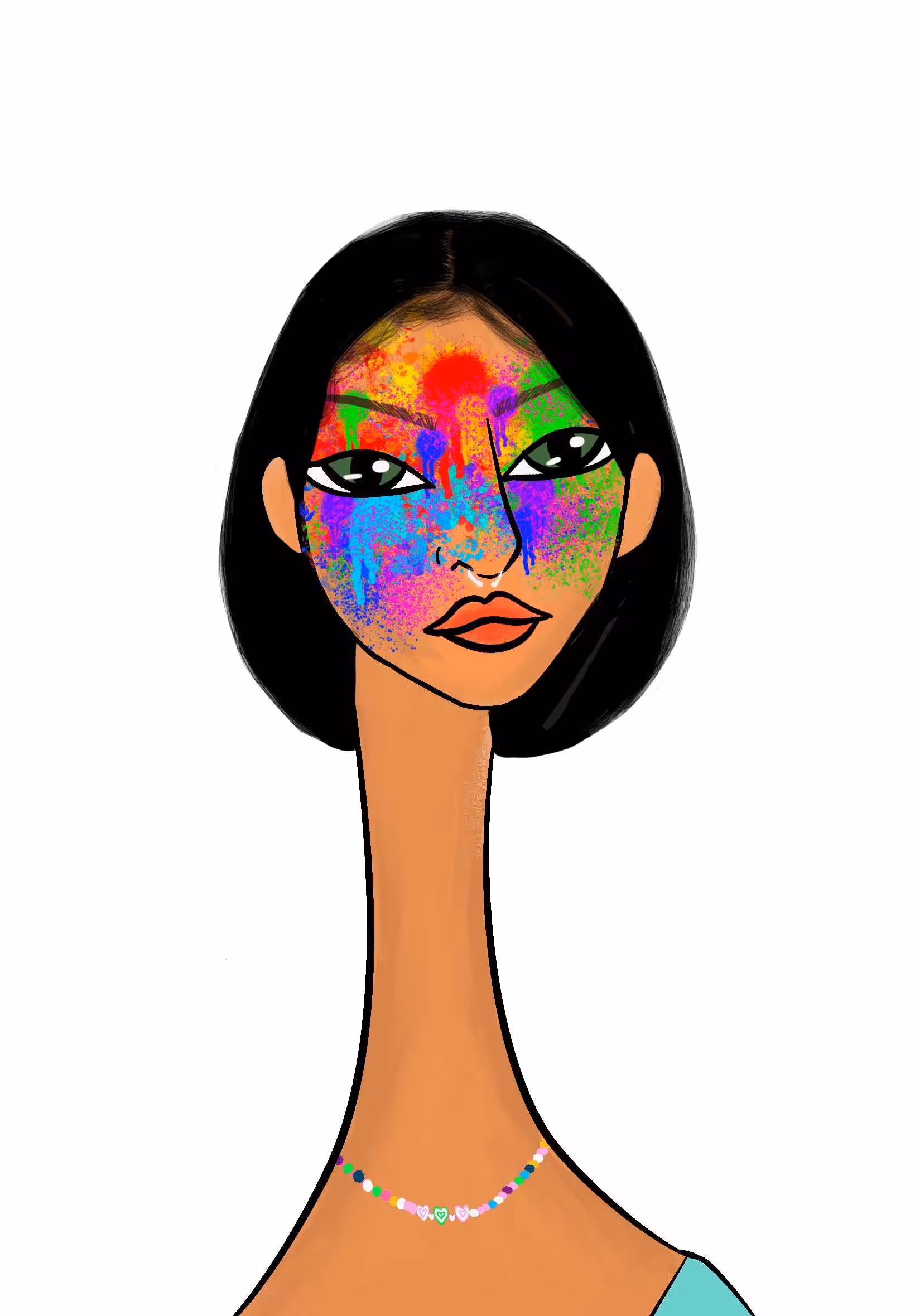 Long Neckie Ladies: Long Neckie Lady #2784