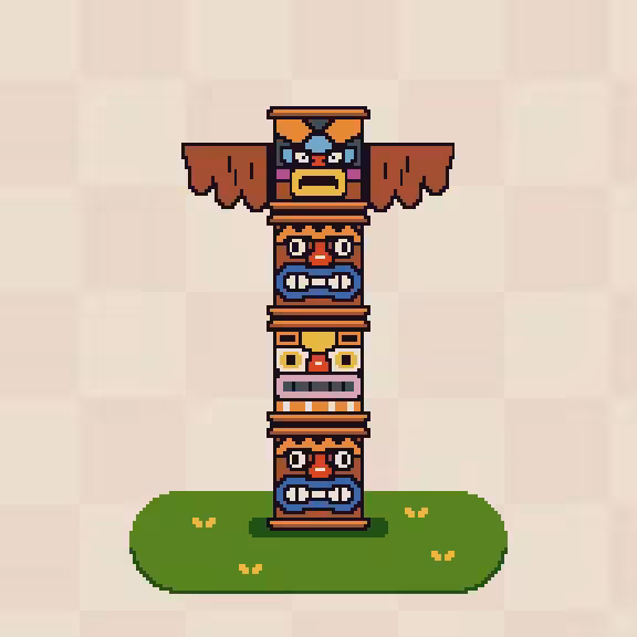 Tiki Totem #49