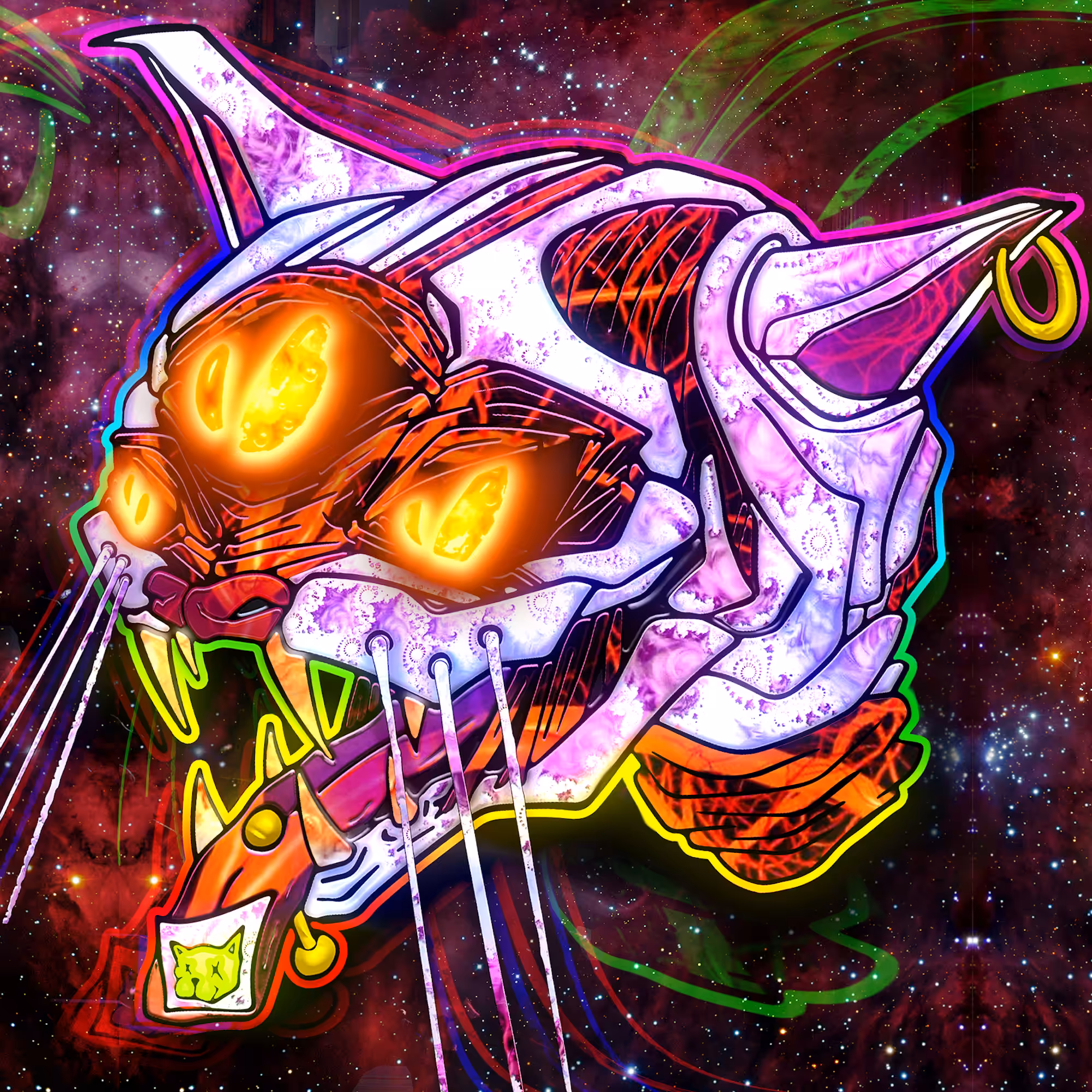 Cosmic Cat 1/33 🐱✨ Limited Edition Collectibles by ViNNi KiNiKi