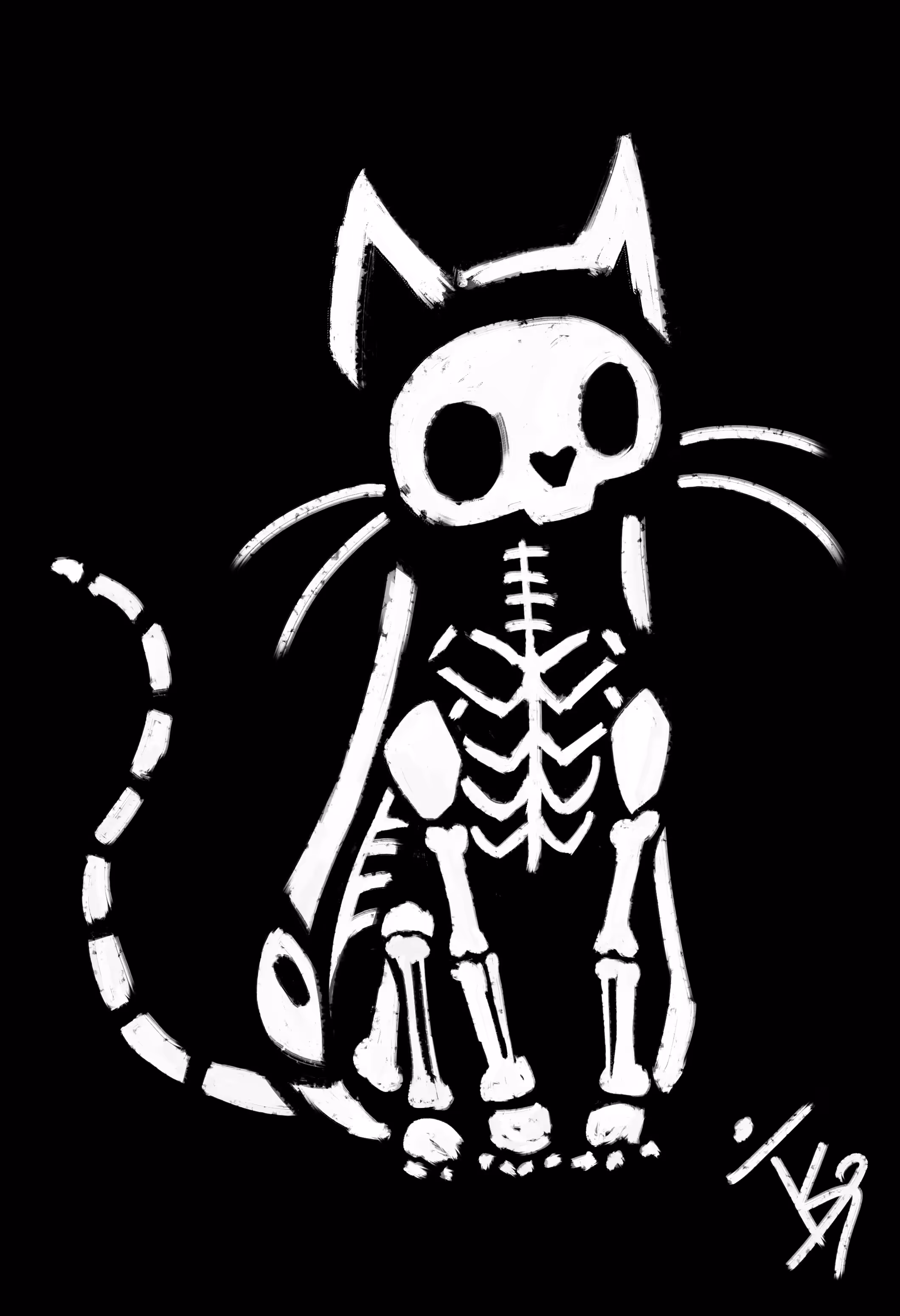 Skeleton Kitty