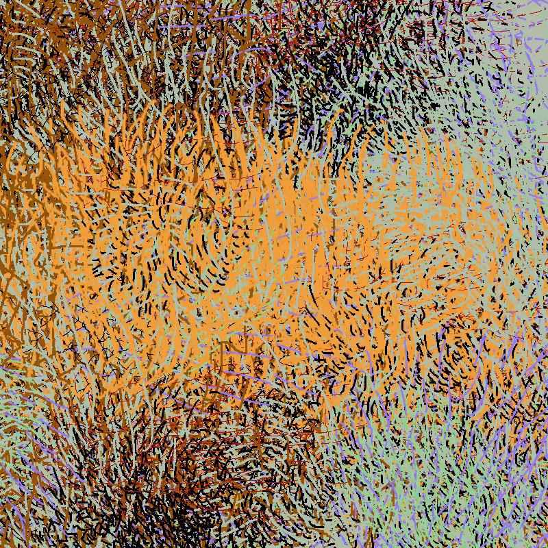 a bird worked on my painting #39