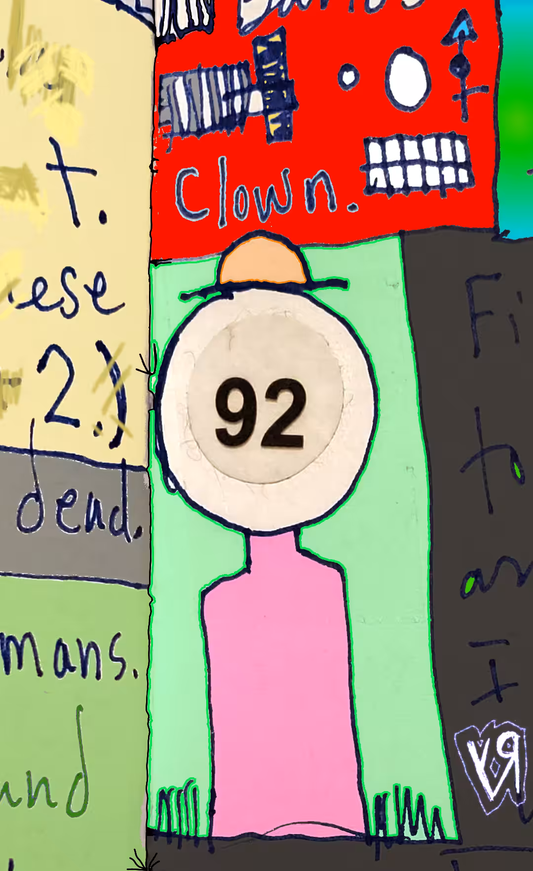 "Clown 92" by Richard F. Yates (Holy Fool)