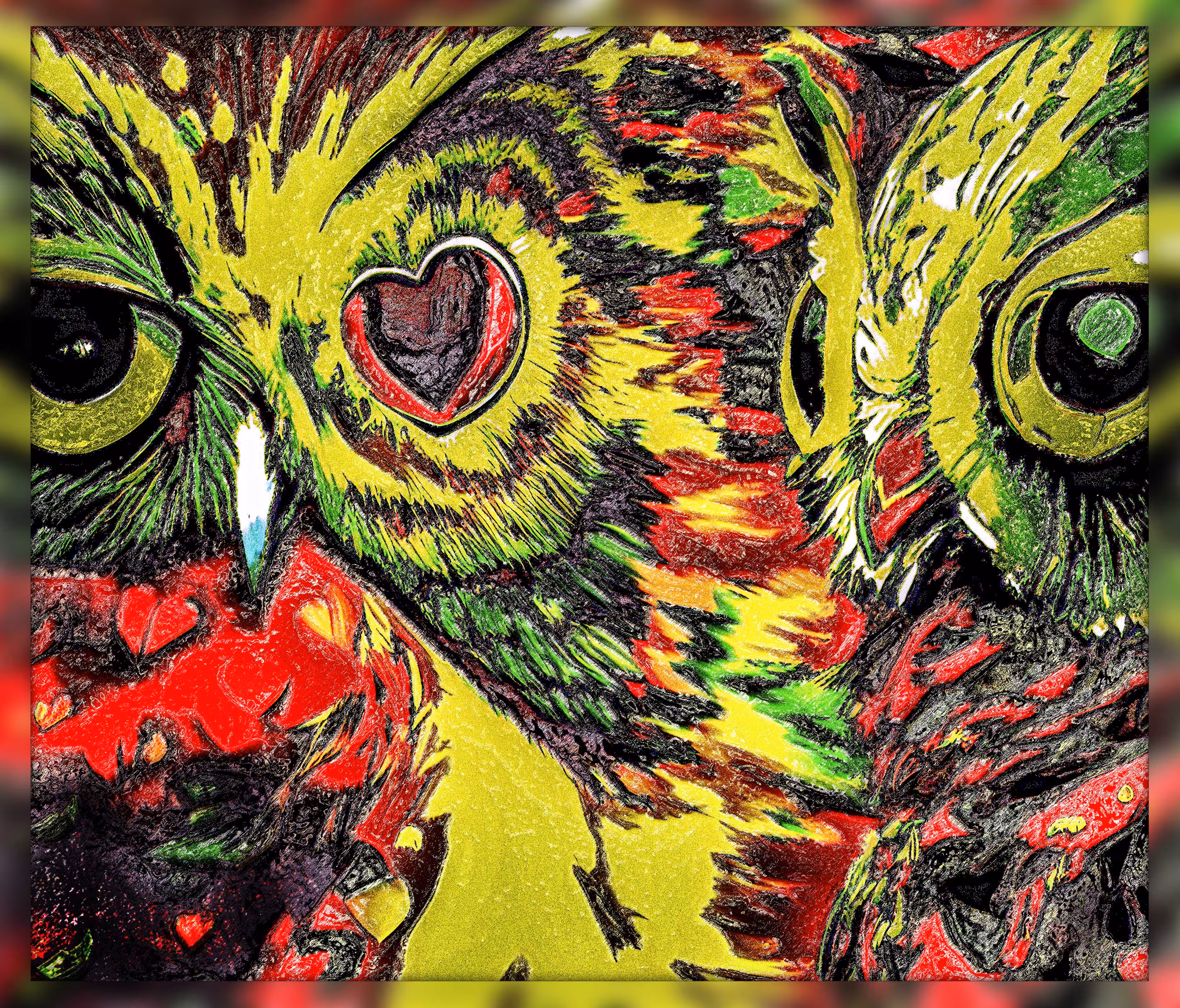 Owl Drawing 5 