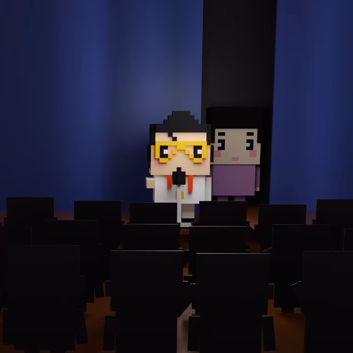 Cubie Elvis and Priscilla