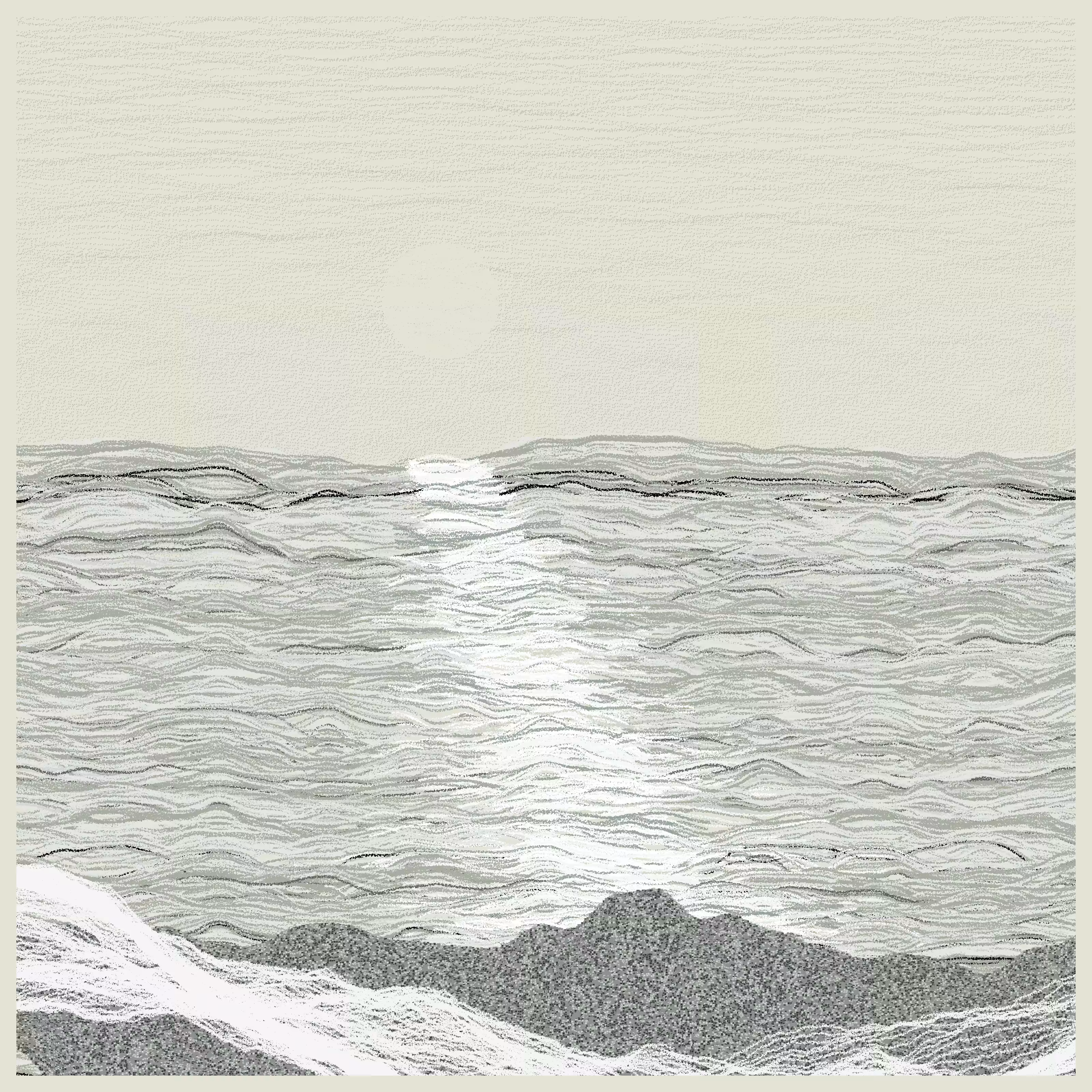 Moonlit Sea #243