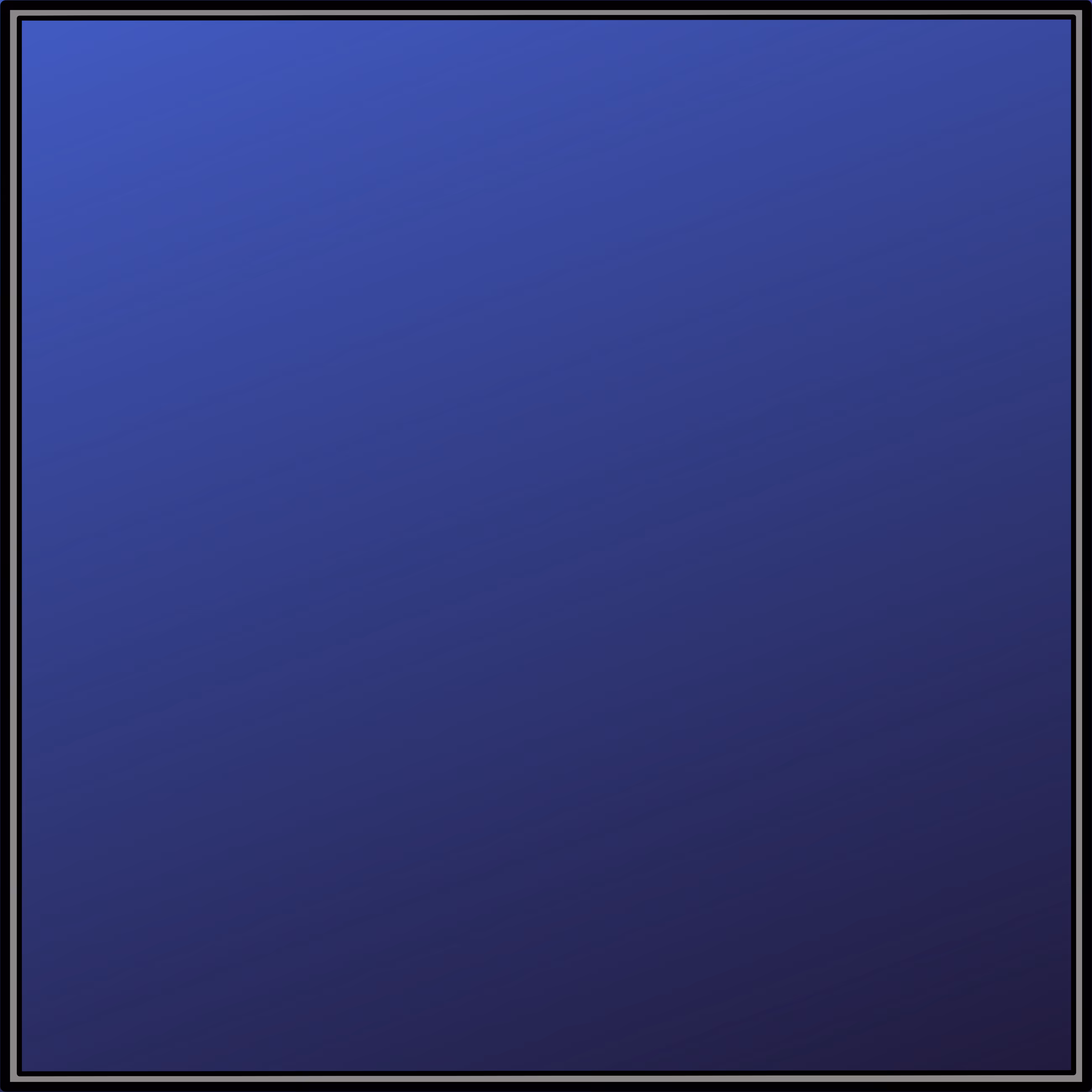 Color Field #16: purple over blue