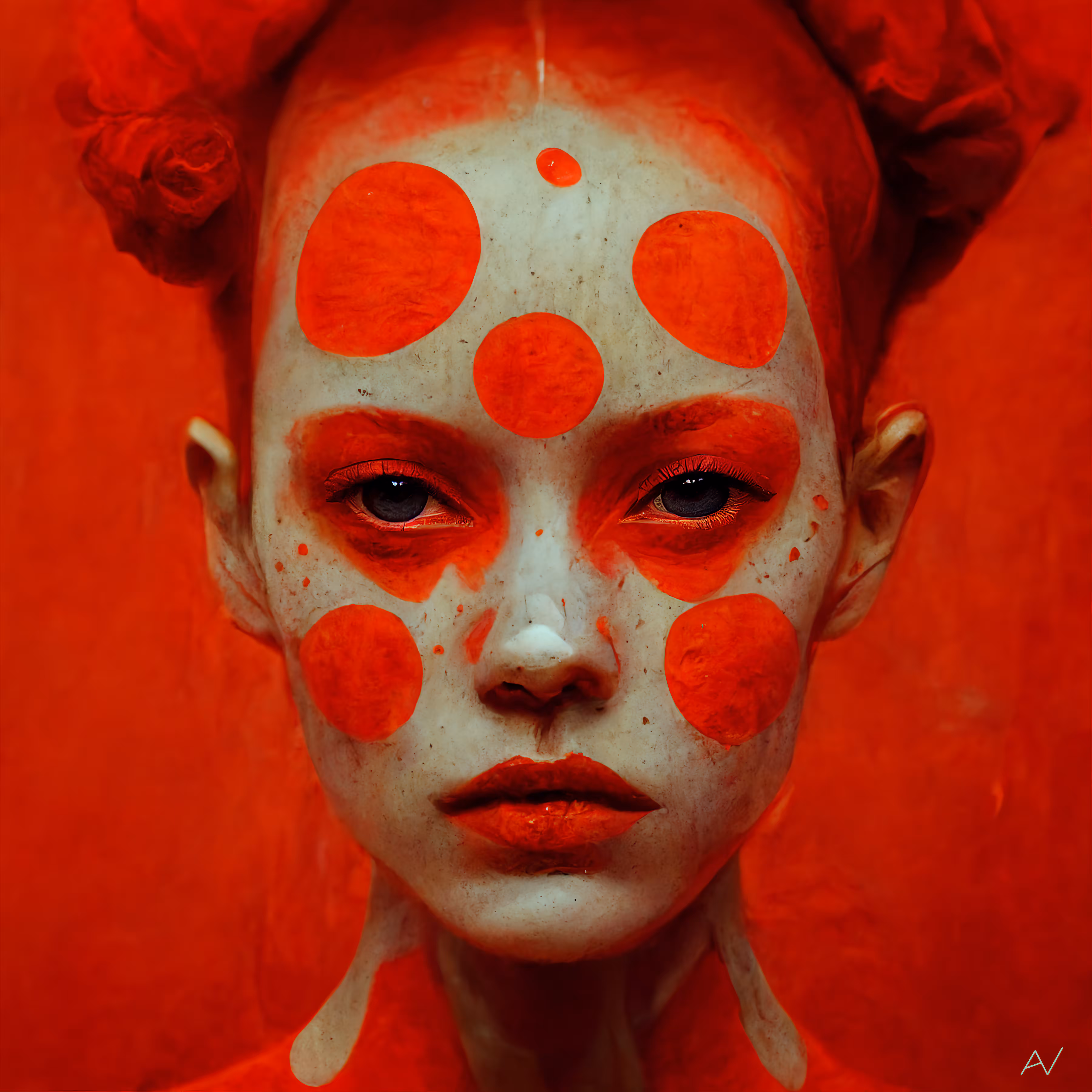 red dots