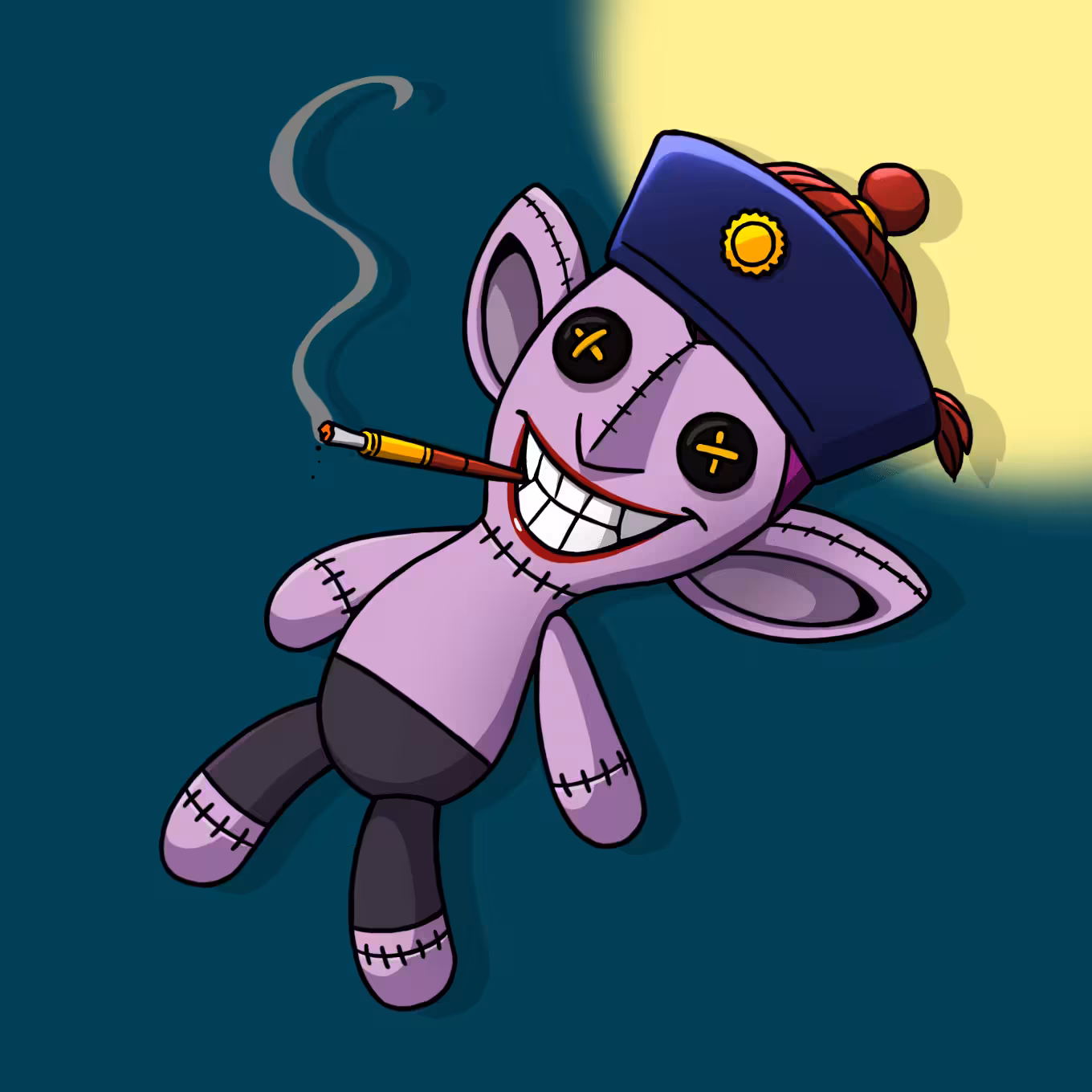 #1042 Sneaky Vampire Teddy