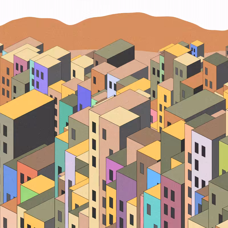 Coloured City #51