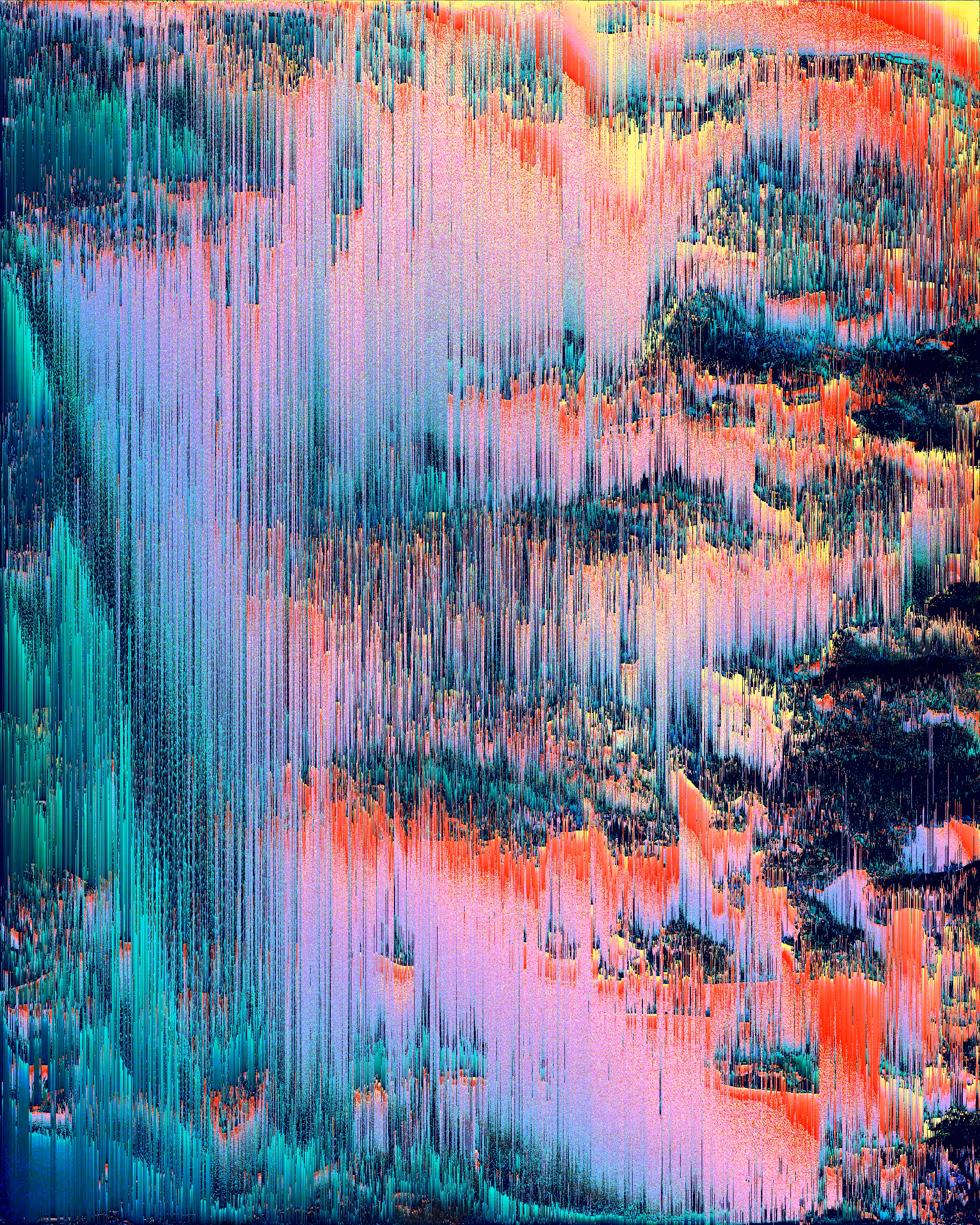 Analog Painting to Pixelsorting 105