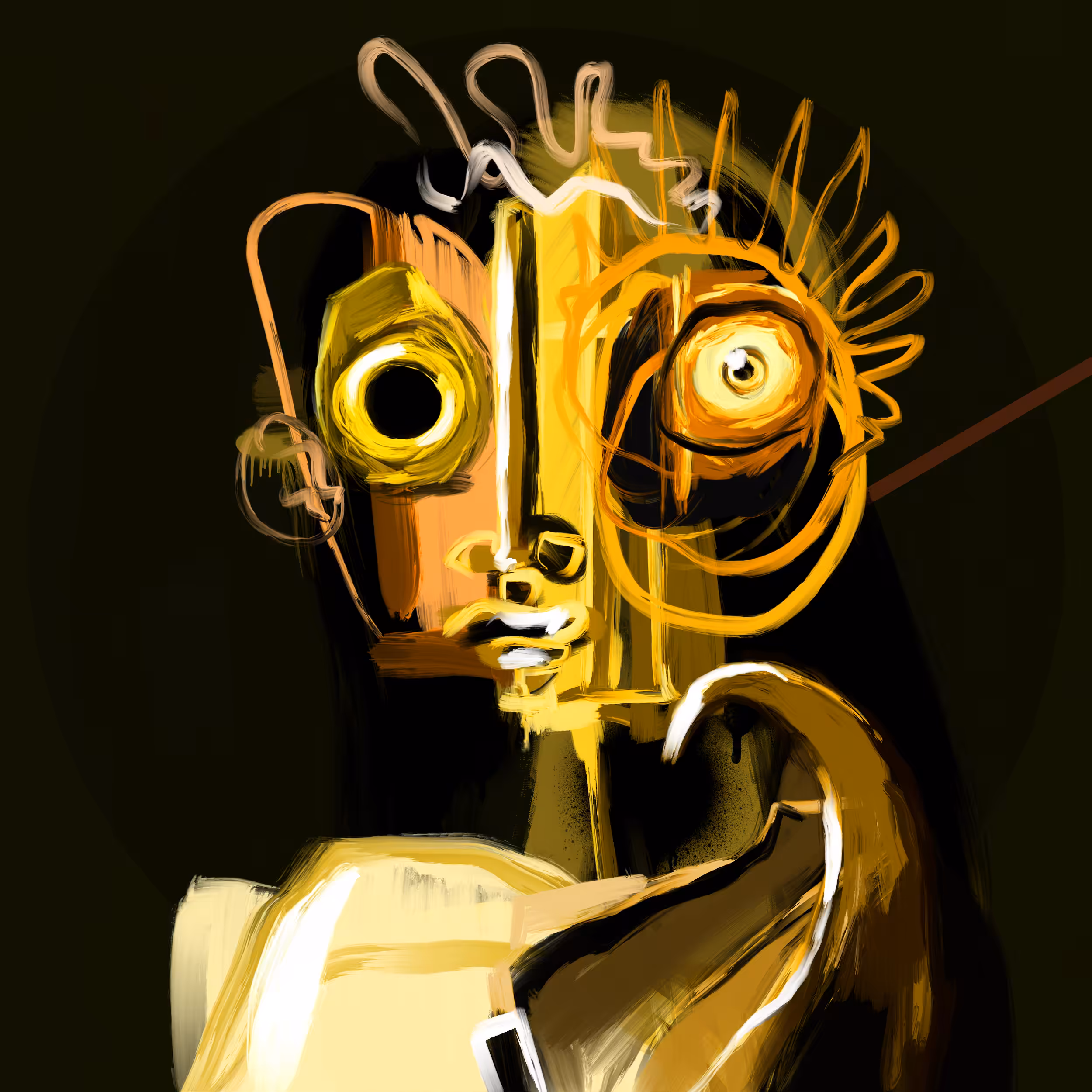 The Unknown Painter (Gold) #9