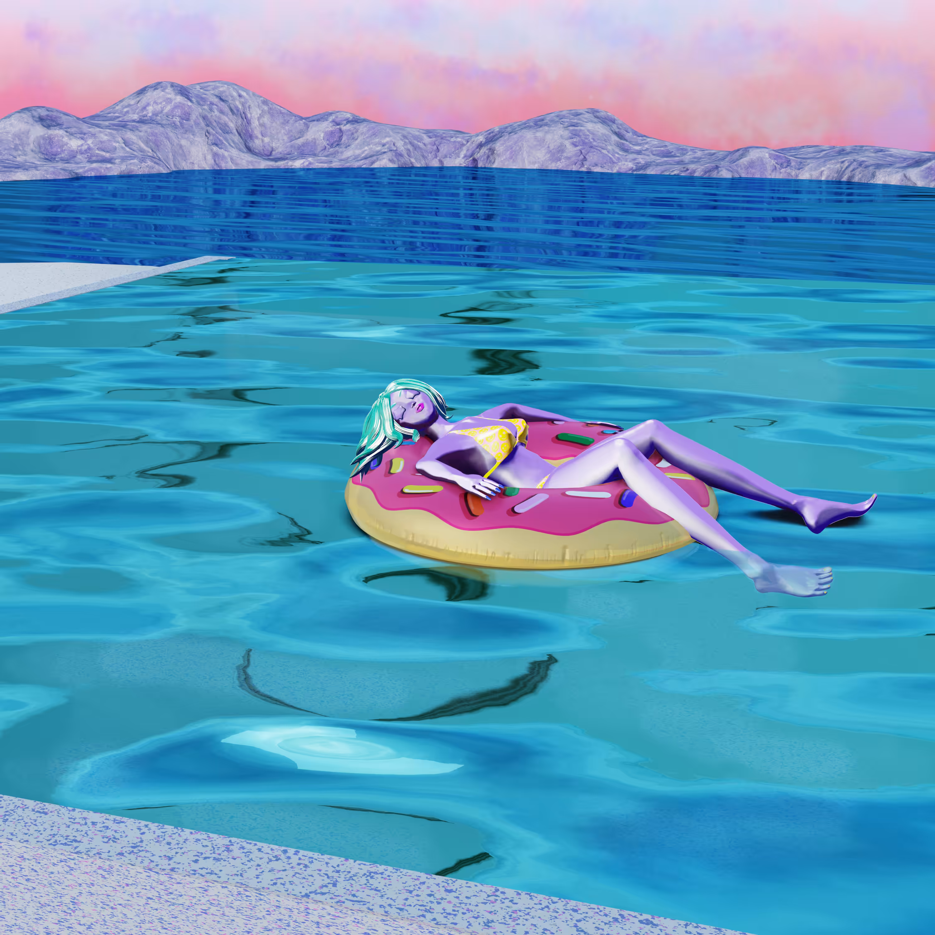 Marzipan Infinity Pool