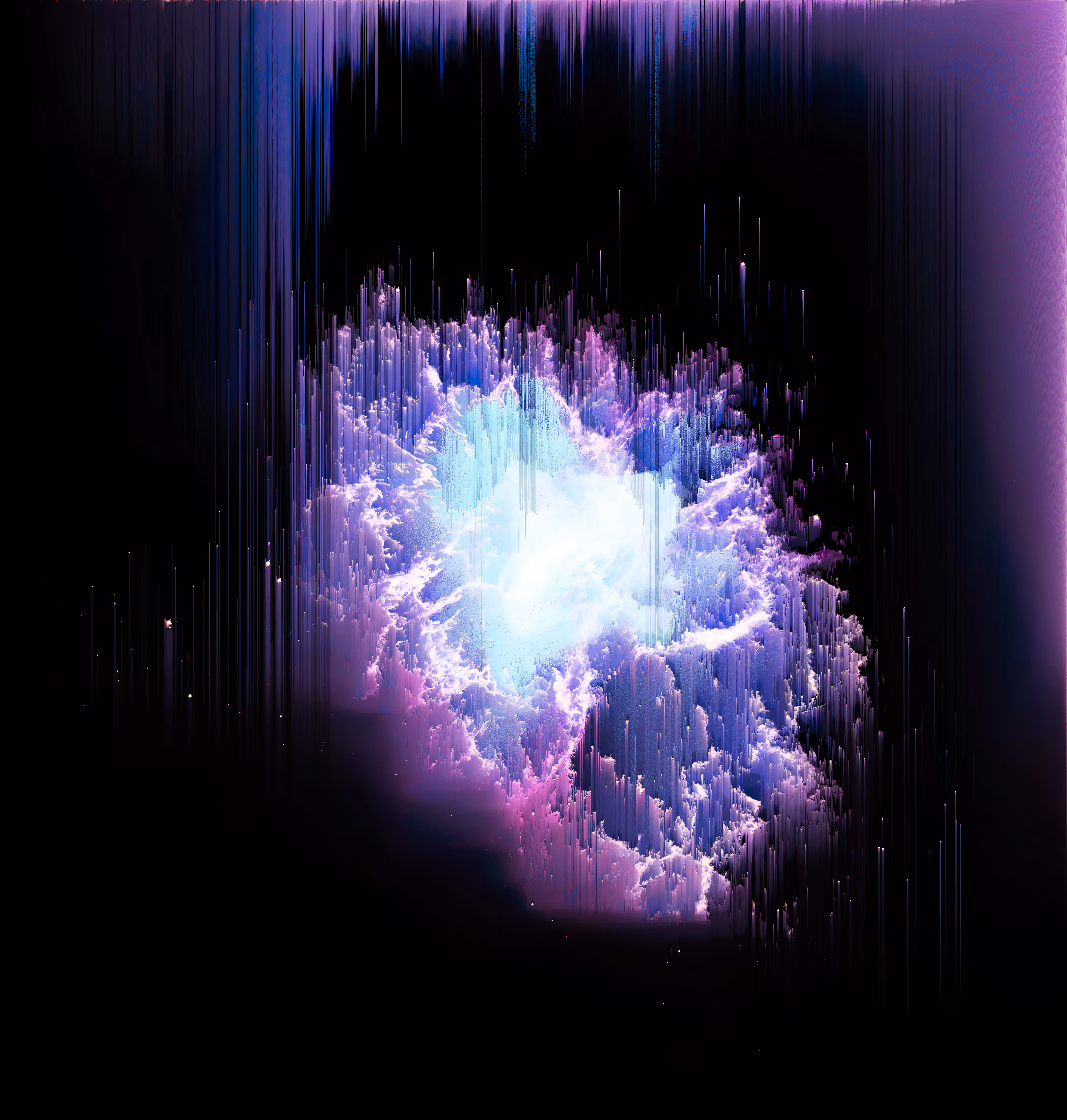 Pixel Sorted Crab Nebula