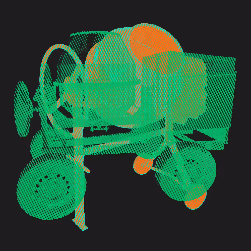 concrete mixers: Concret mixer XII
