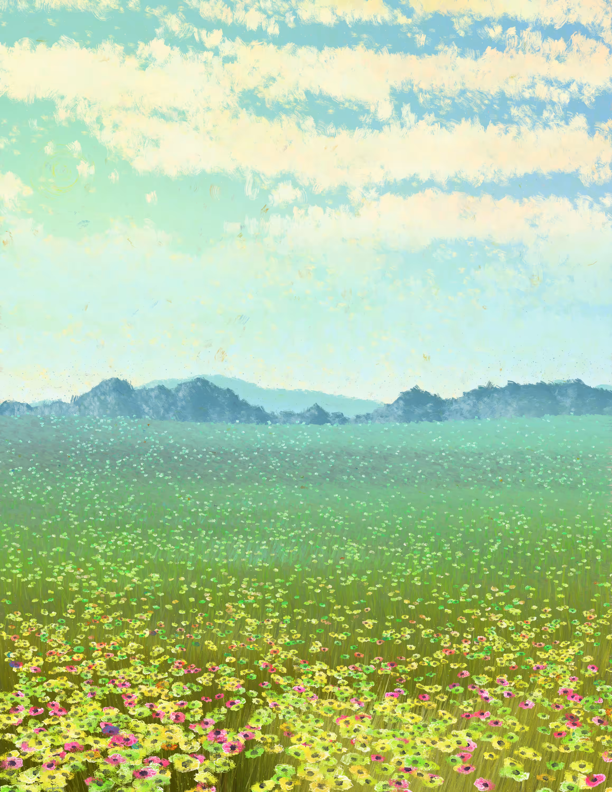 Yellow Flower Field, Part 3