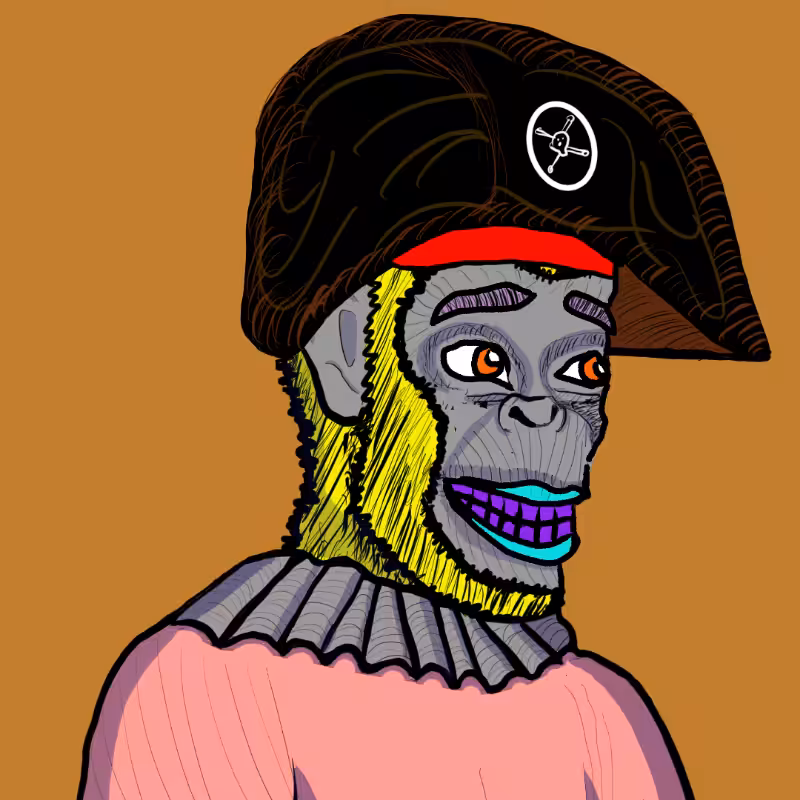 Clown Ape Club Tezos Ultra Superior-CACTUS #28