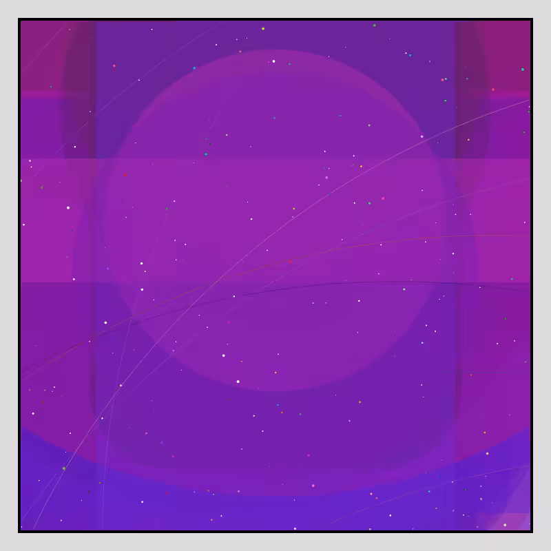 Color Field Starry B #143