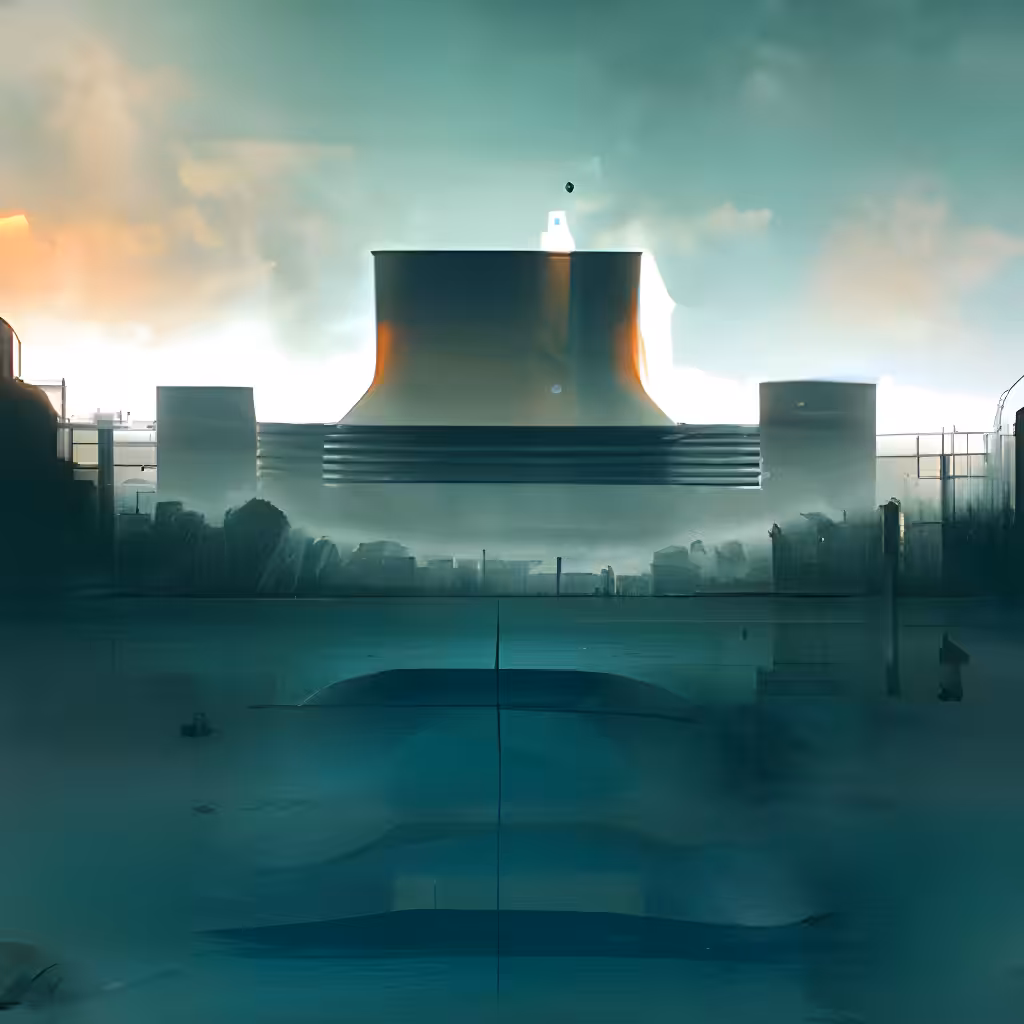 Illustration Of A Nuclear Reactor A