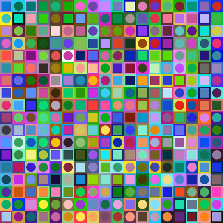 Square Dot Composition #251