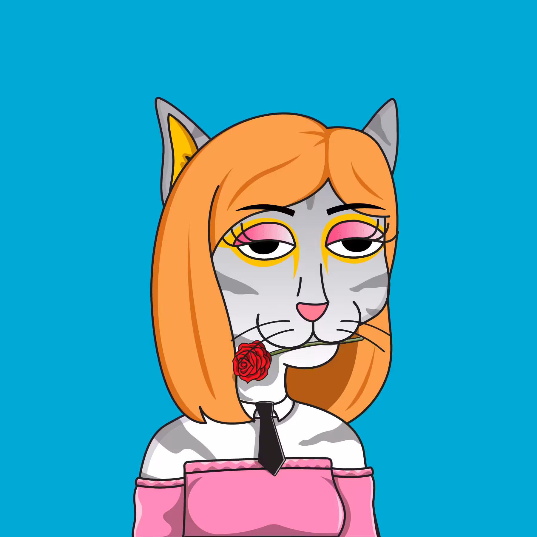 Girl Cat #460