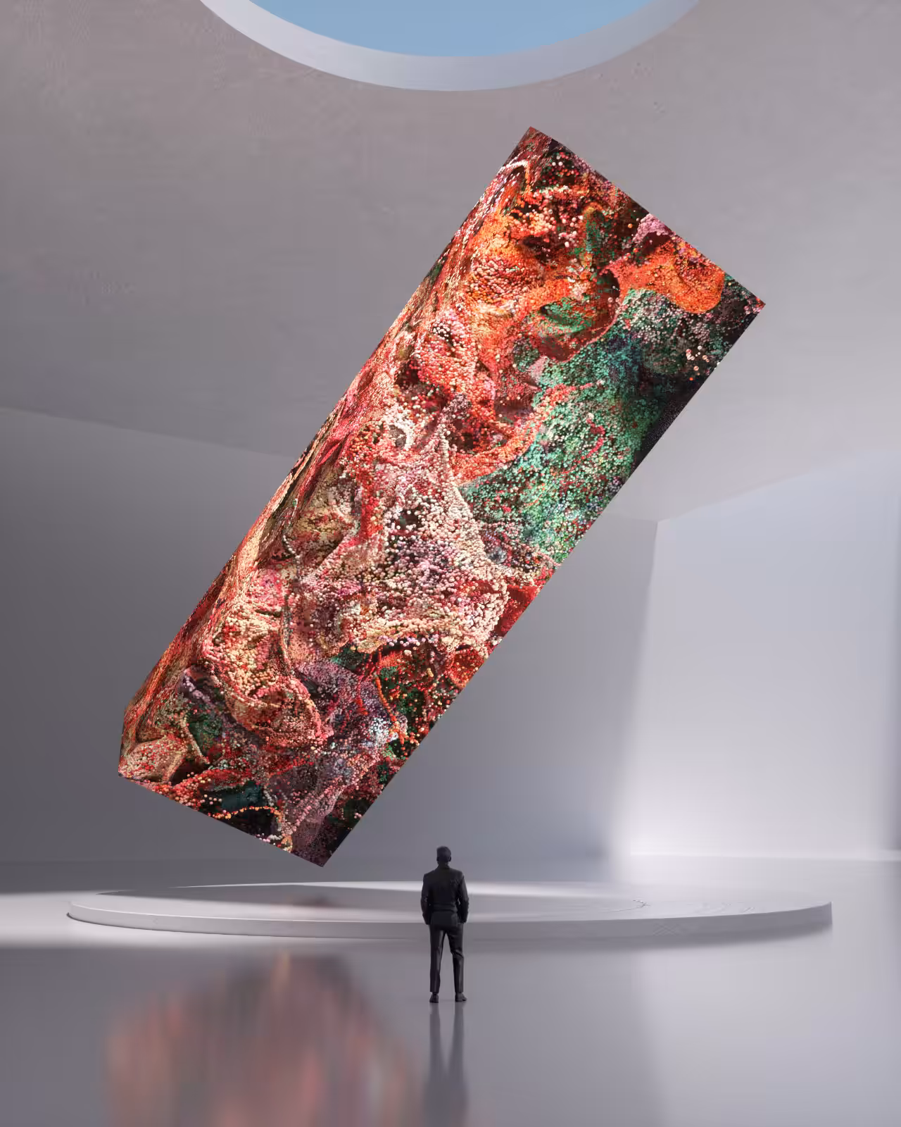 AI DATAMONOLITH_AR DATASCULPTURE