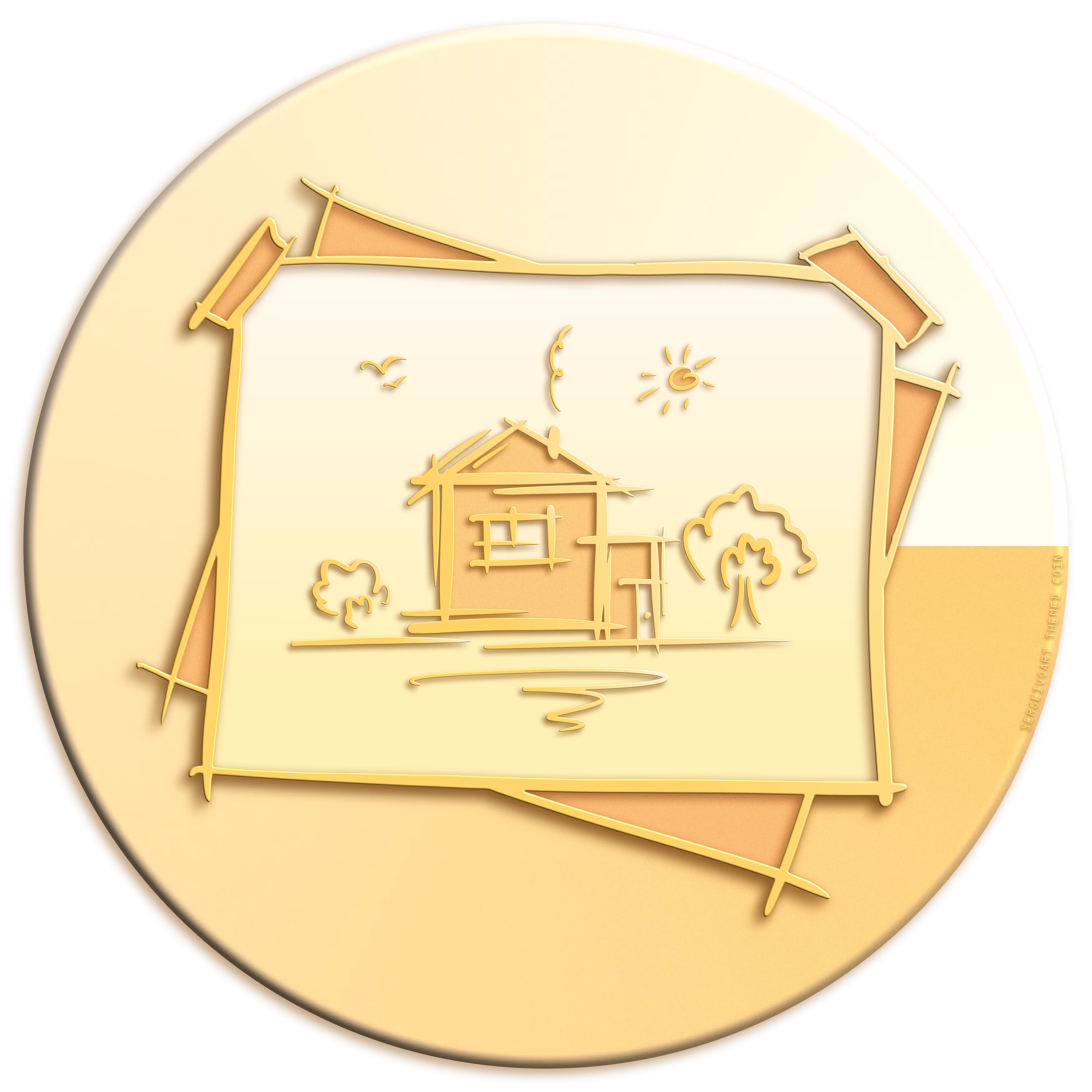 Themed Coin #15 - Home