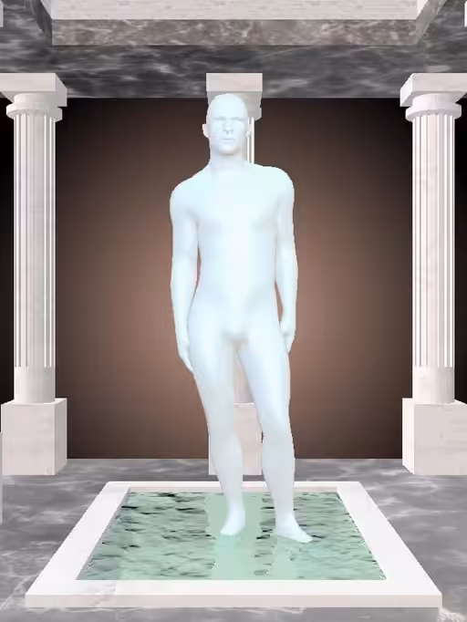 HeavenComputer: The Plotting Light Blue Man #6309