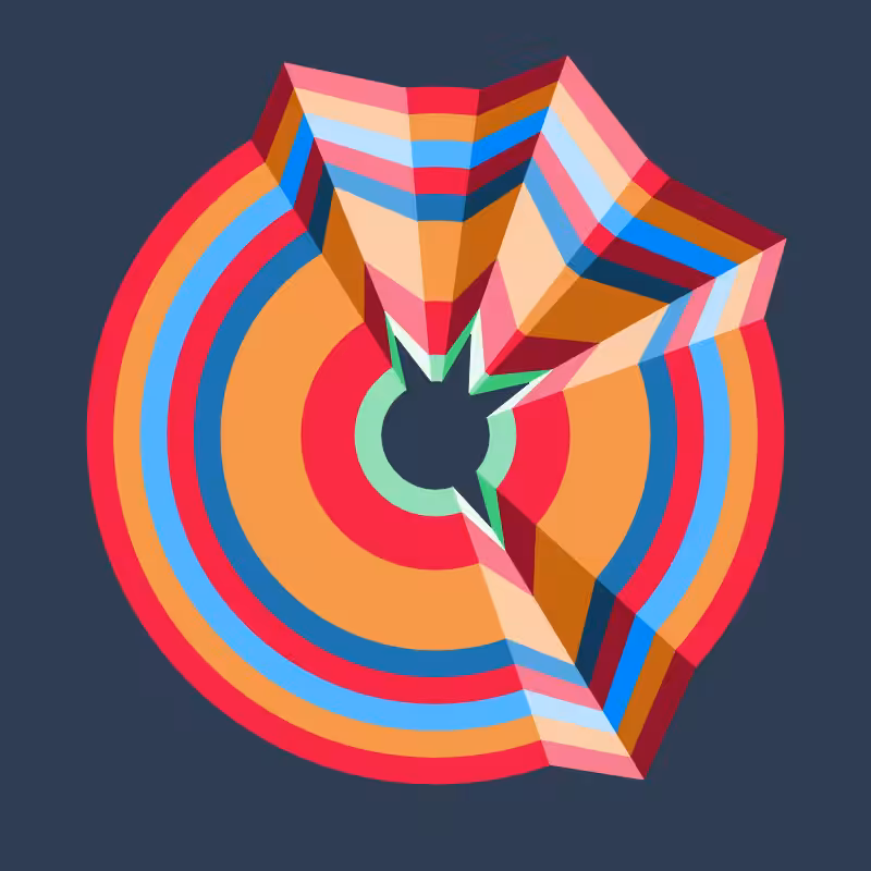 Folded Circle #60