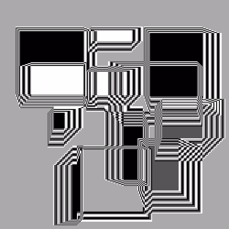 Superimposed Rectangles #22