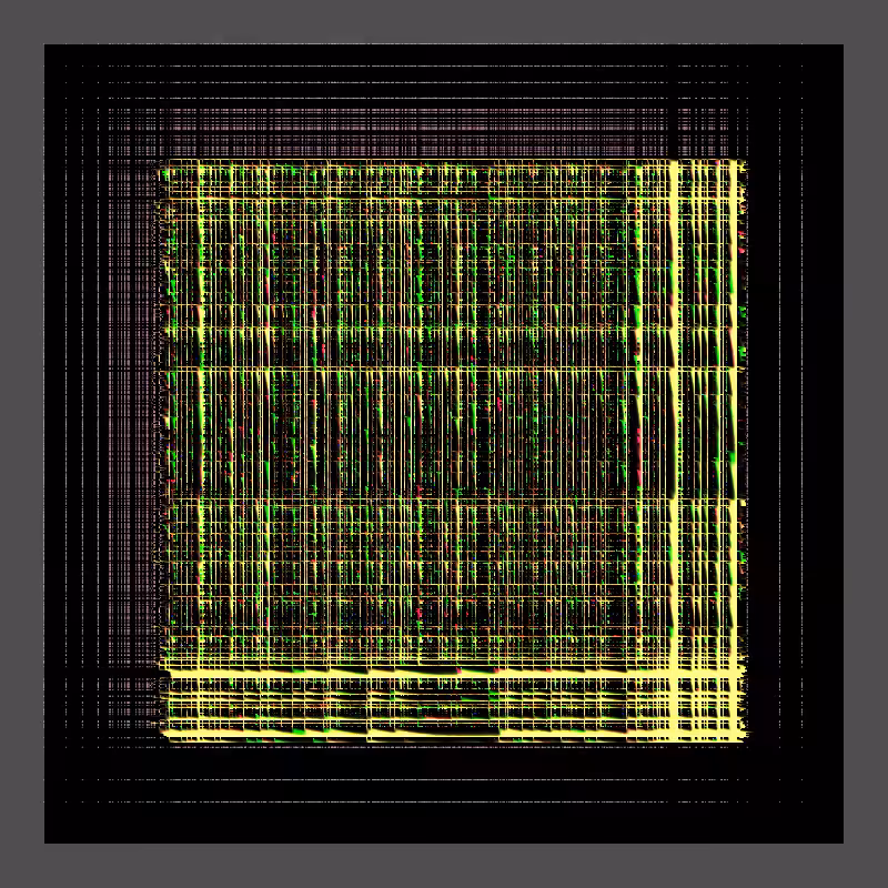 Analog Grid Burn #16