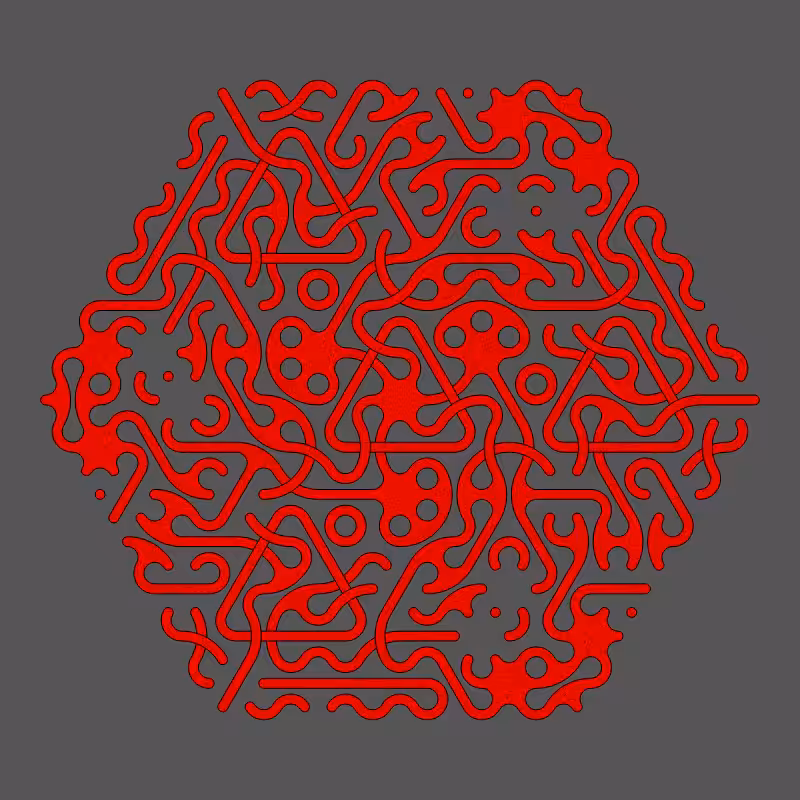 Threefold Symmetry - Dark Variations #408