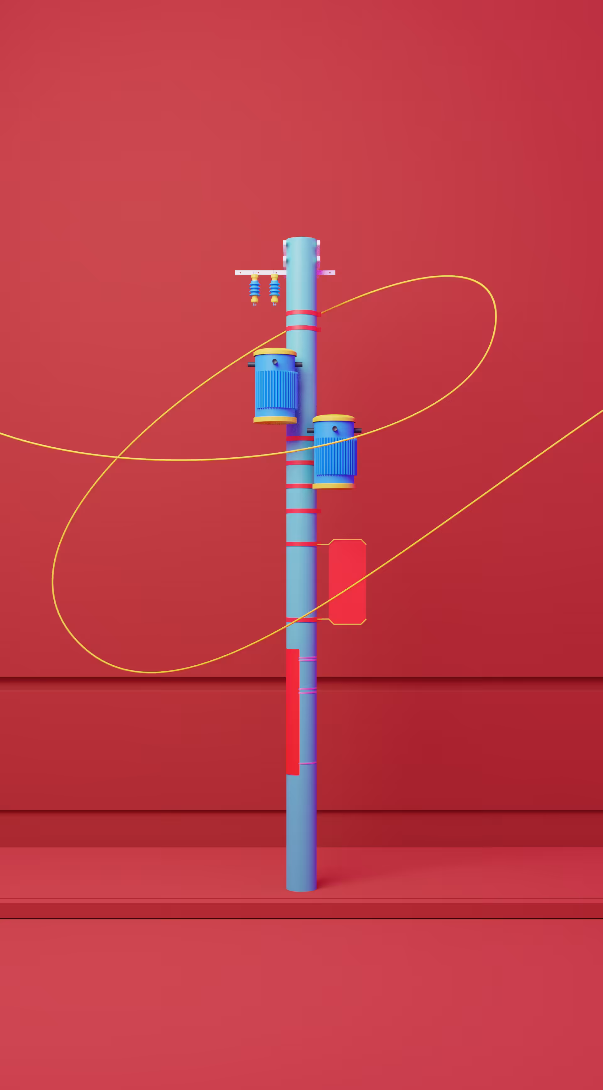 電柱 [西調布]