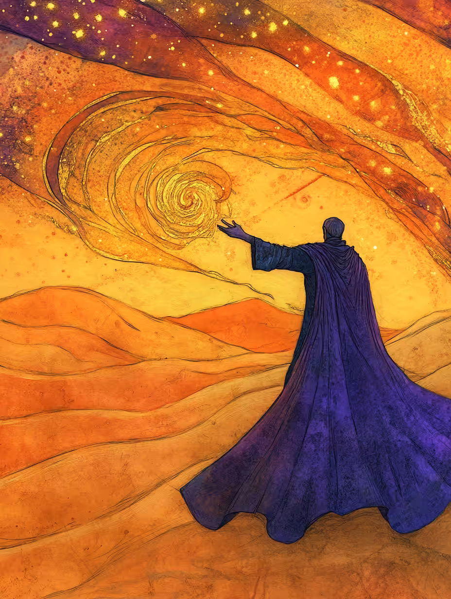 The Mage of the golden desert