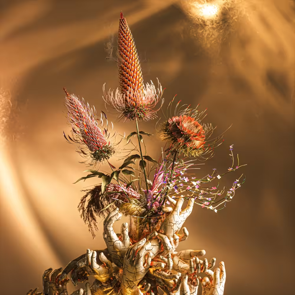 Digital Ikebana - Full Bloom A2 - Still Life Edition