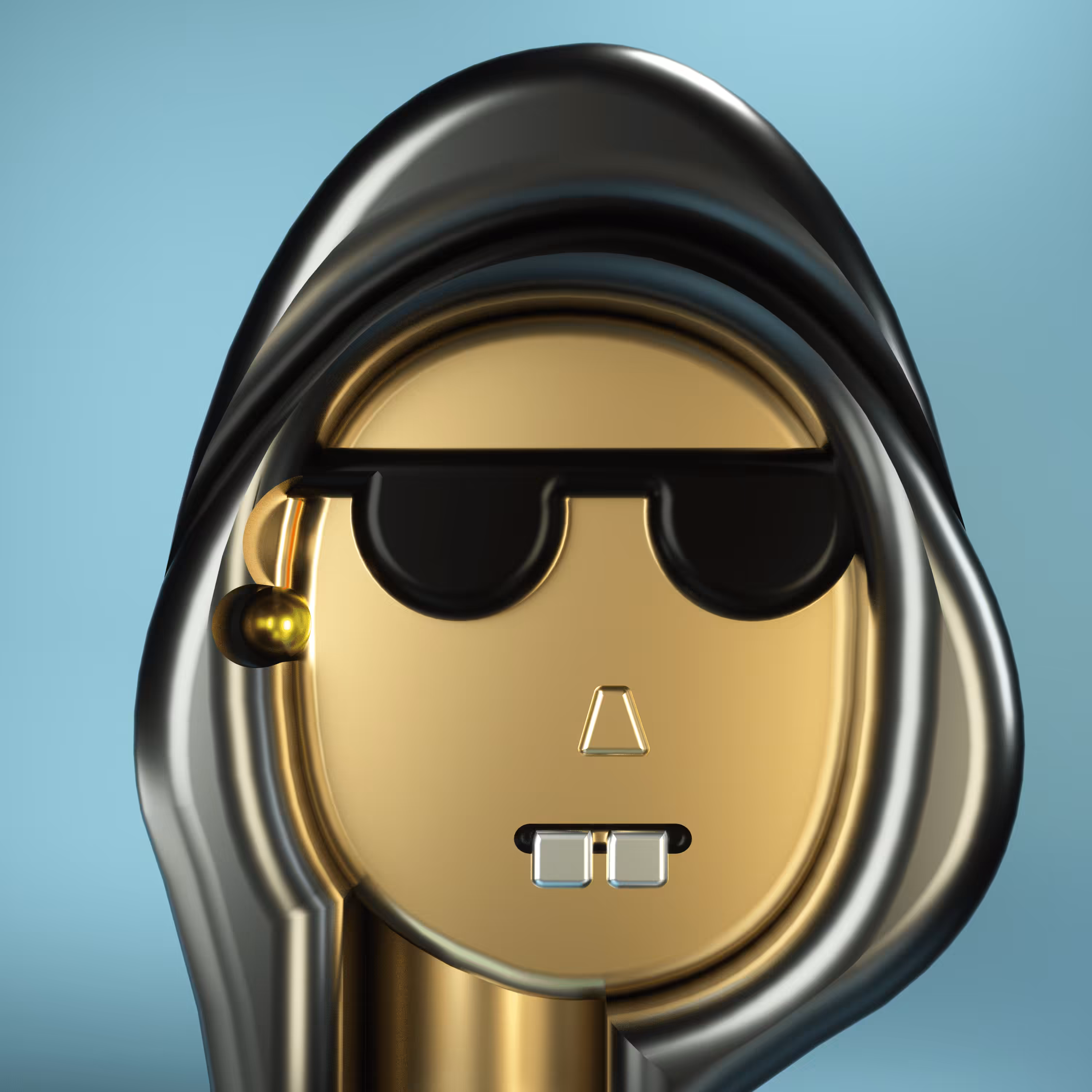 3D Chrome Punk #0377