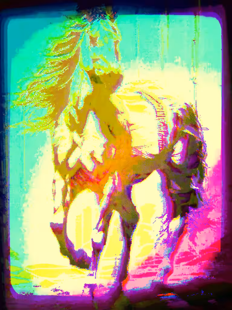 wen rainbow bit before the barrel run wildHorses