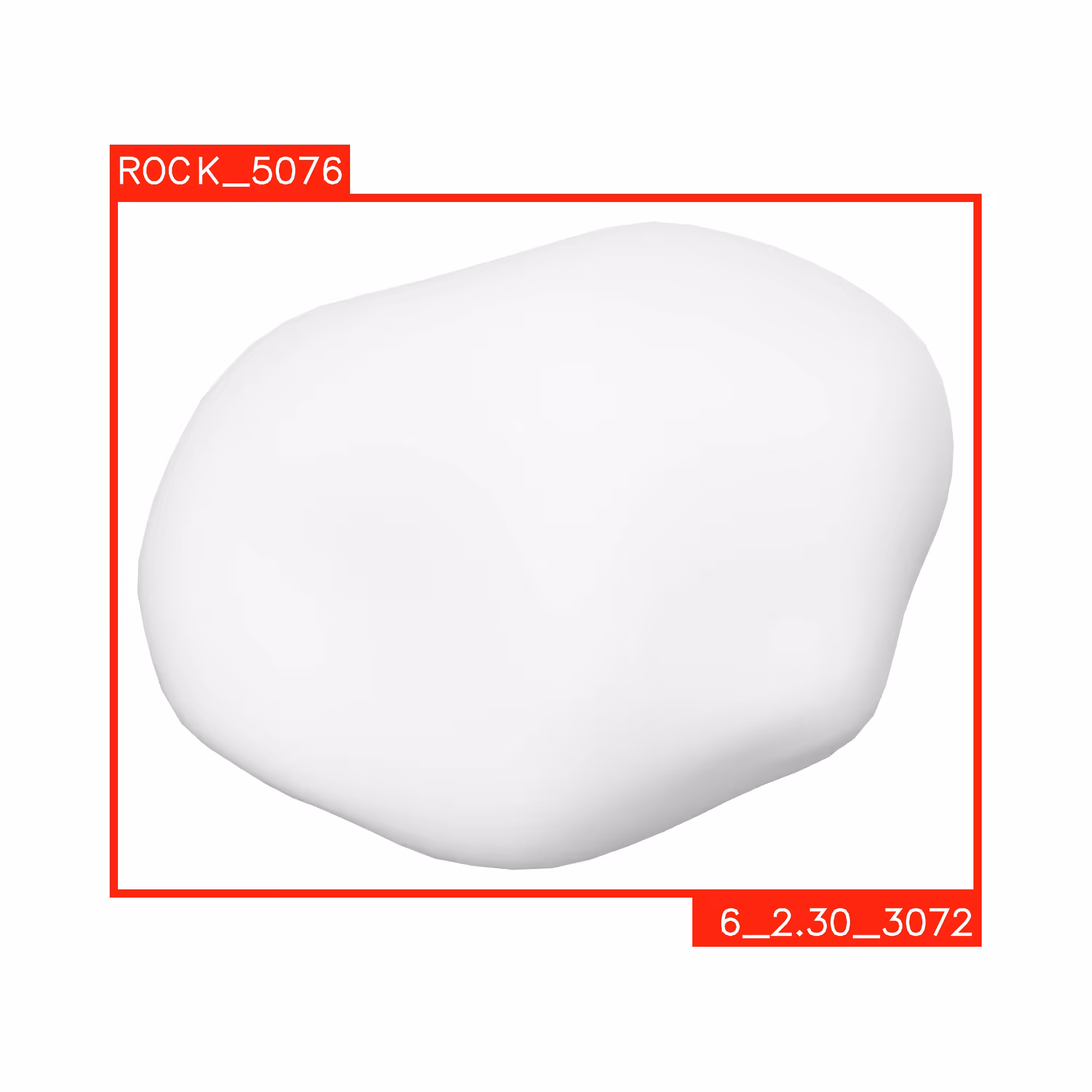 UNSHADED ROCKS: ROCK 5076