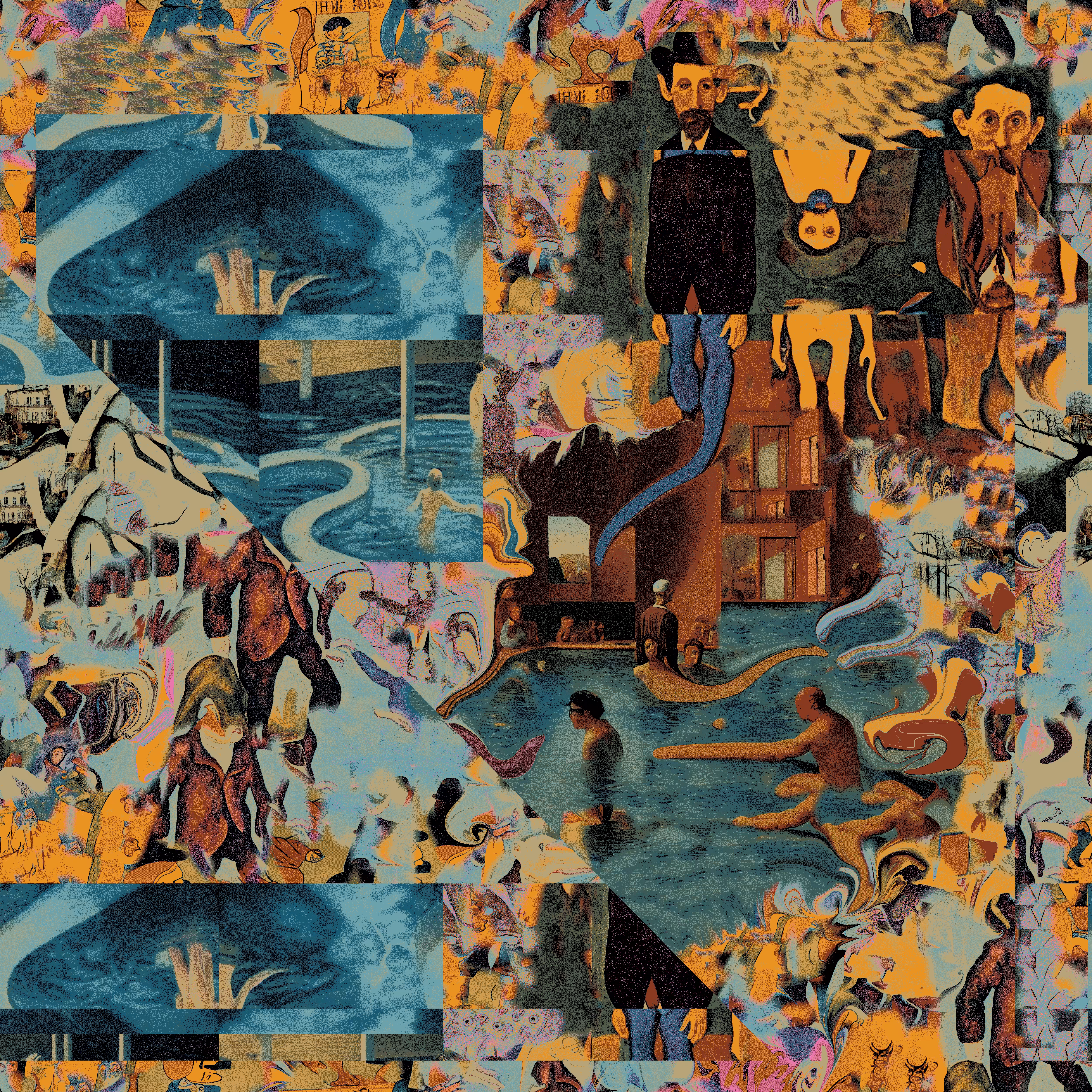 scene folded in the inside of a tear while the world burns and in the flames I dance and come up with a great song about the ocean and bags of chips