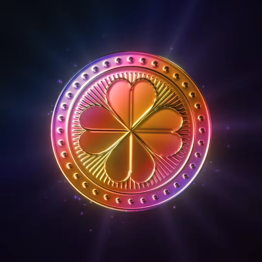 ENCHANTED COIN #003 [LUCKY CLOVER]