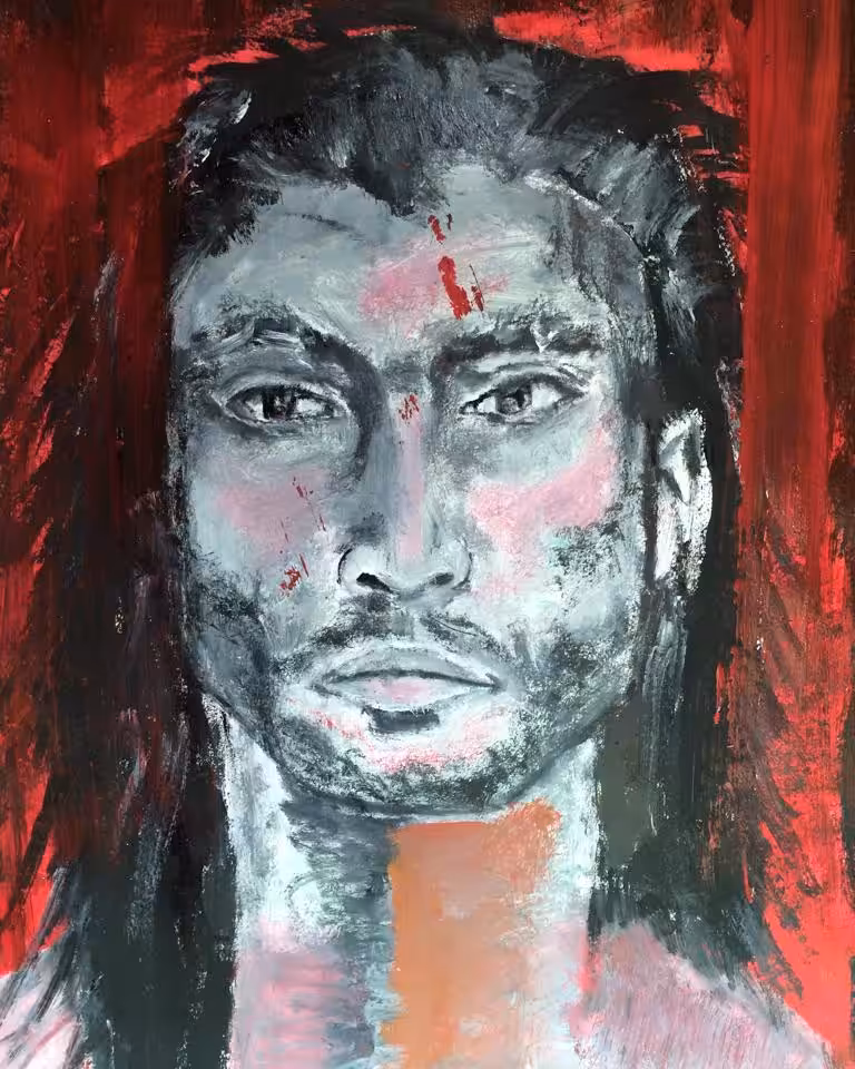 Portrait of man
