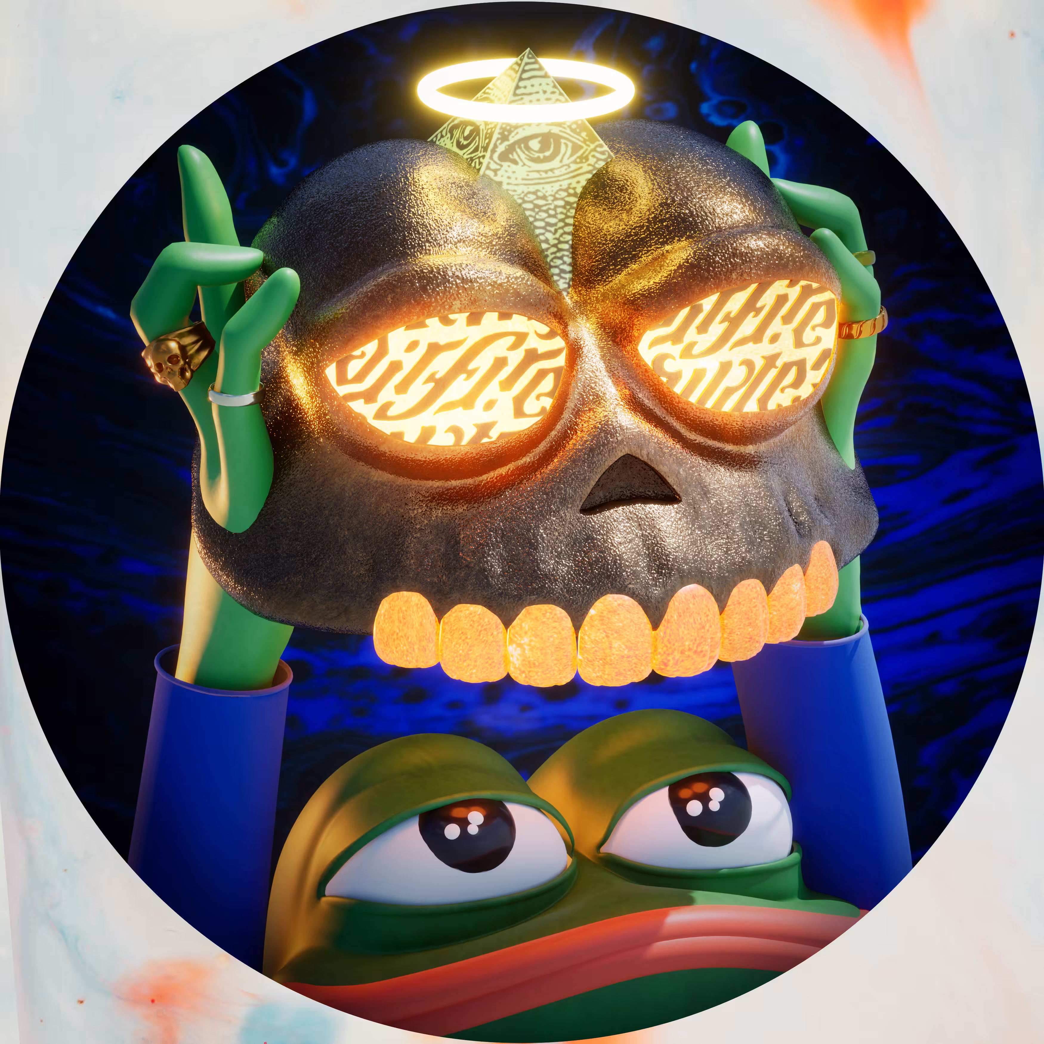 Illuminati Skull