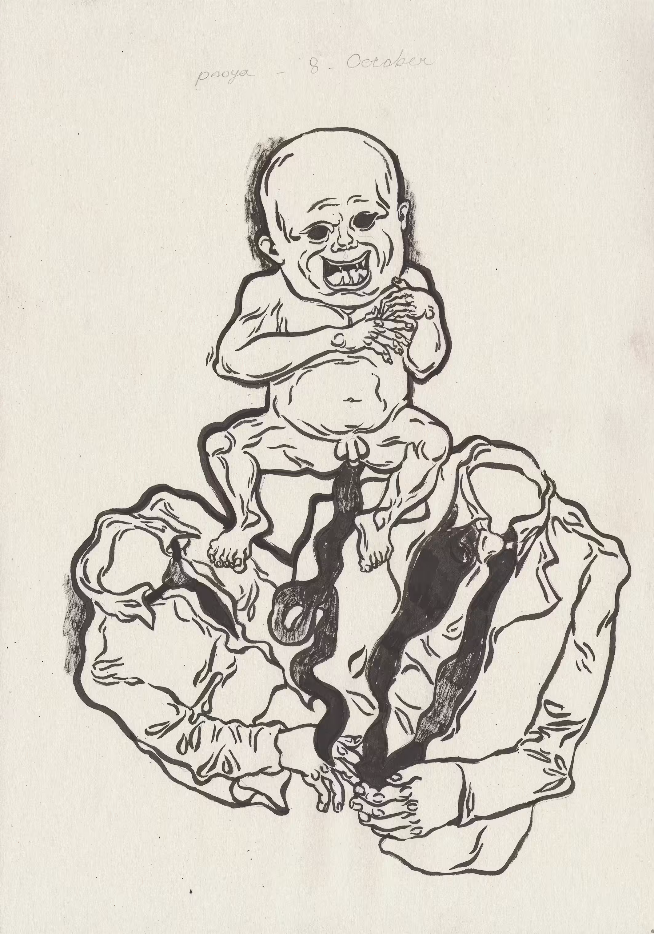 Inktober 2025: Day 8 / Reckless