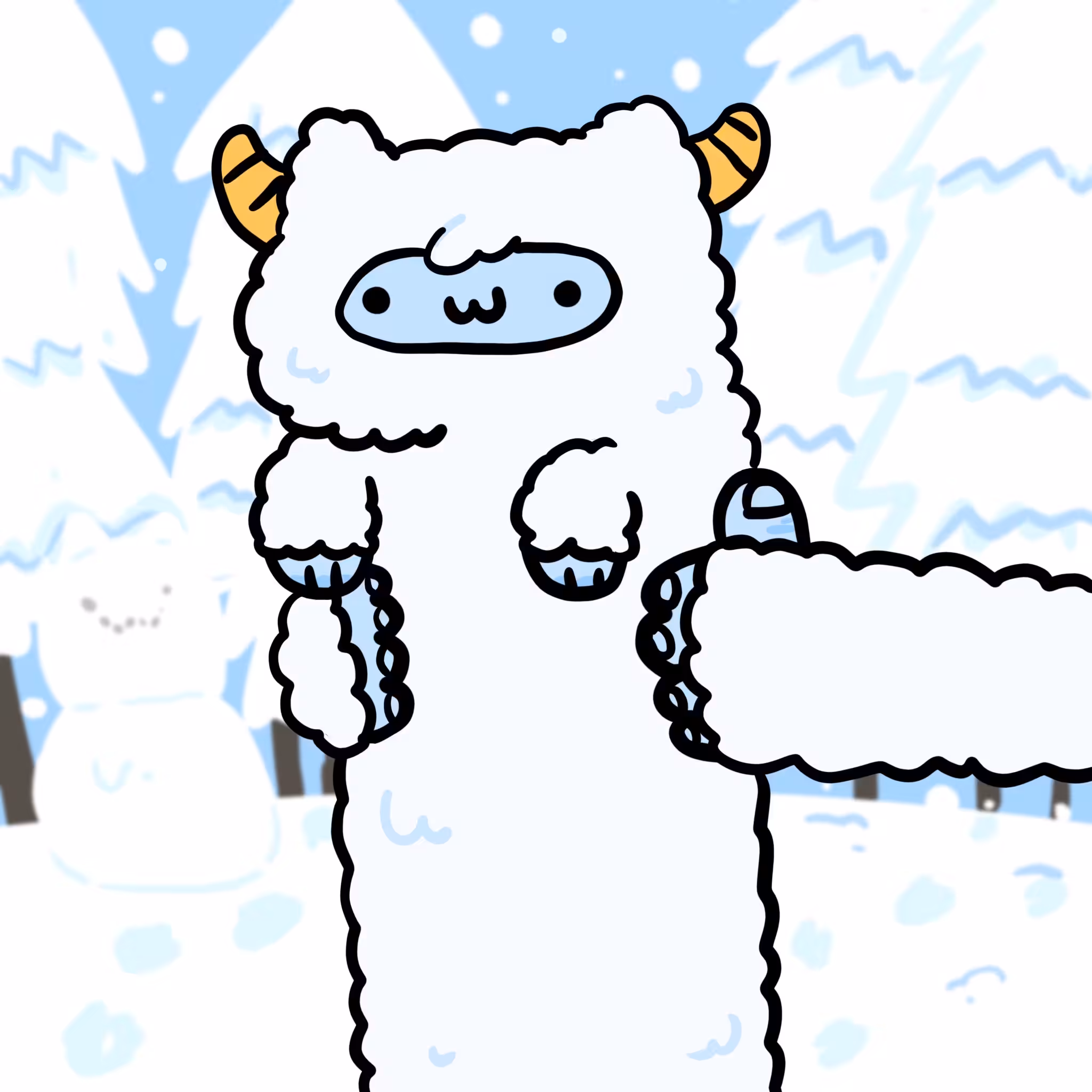 Long Long Cat: Long long yeti cat #036
