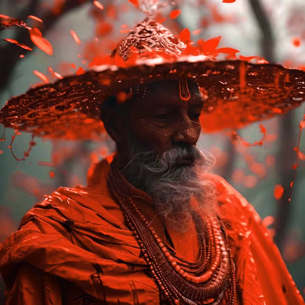 Glitching Beyond: Yash's Weed-Induced Enlightenment with Lord Brahma