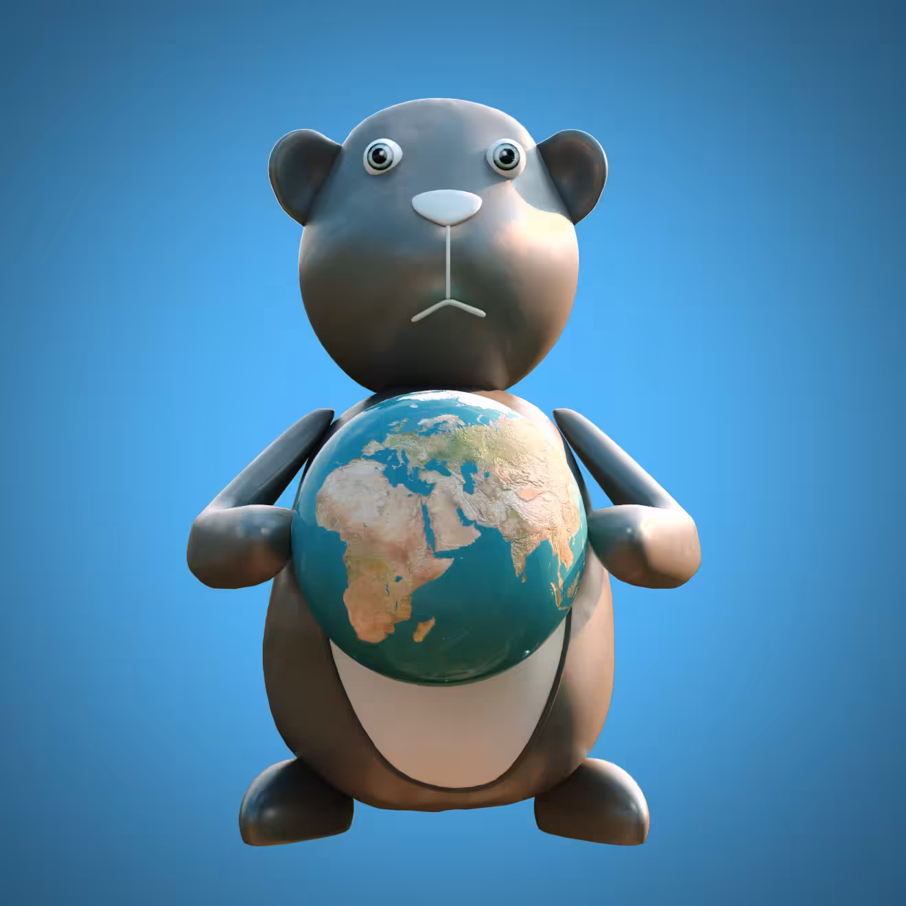 The bear owns the earth
